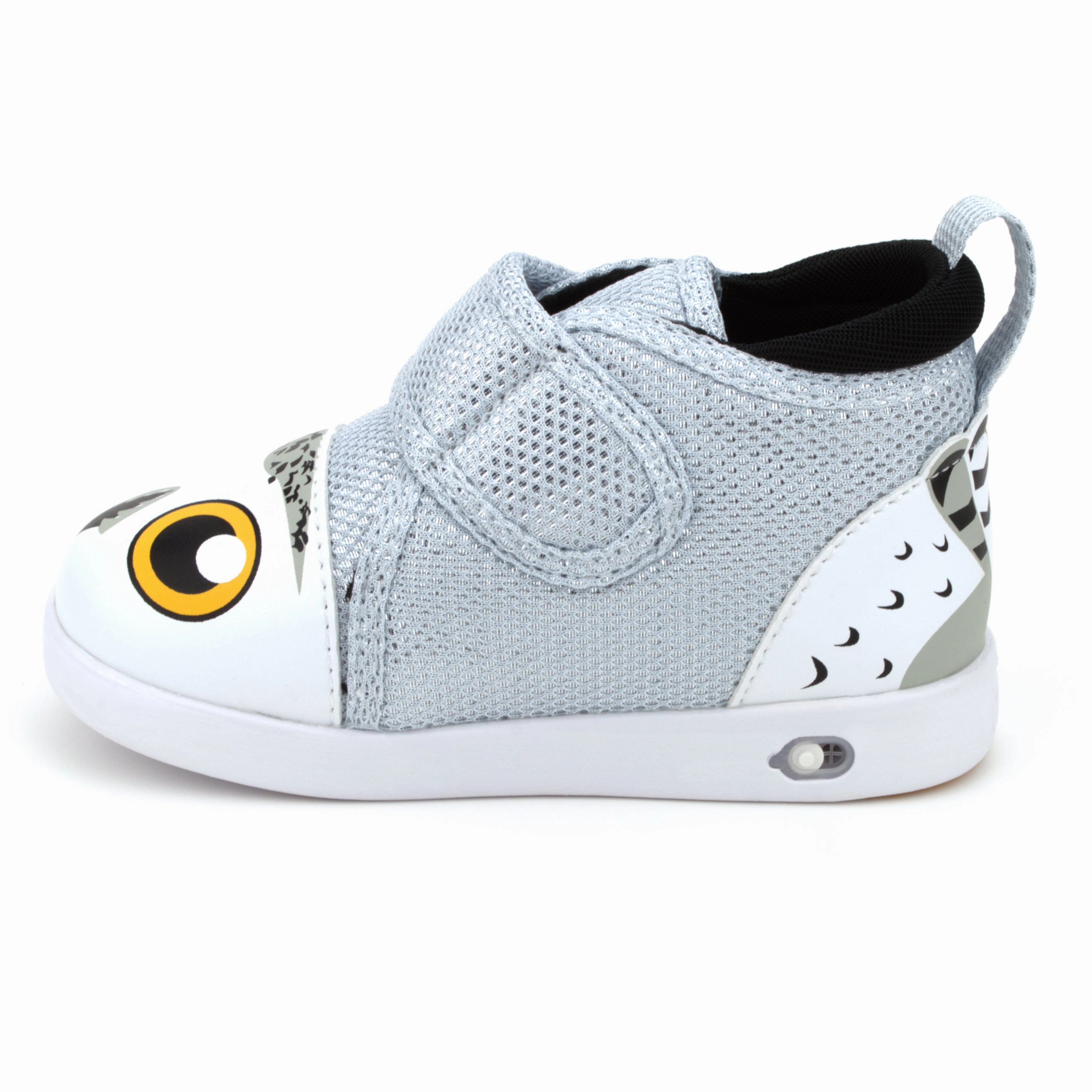 Snowy Owl Squeaky Toddler Shoes Version 2 2025 Comfort footbed Clean White