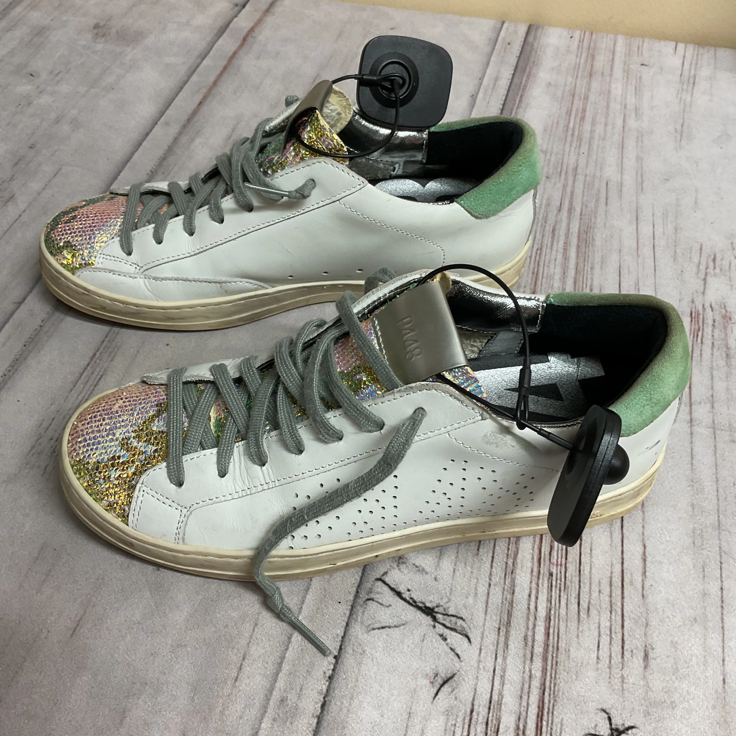 Shoes Sneakers By P448 In Green, Size:37 Agile Step Elite Athlete