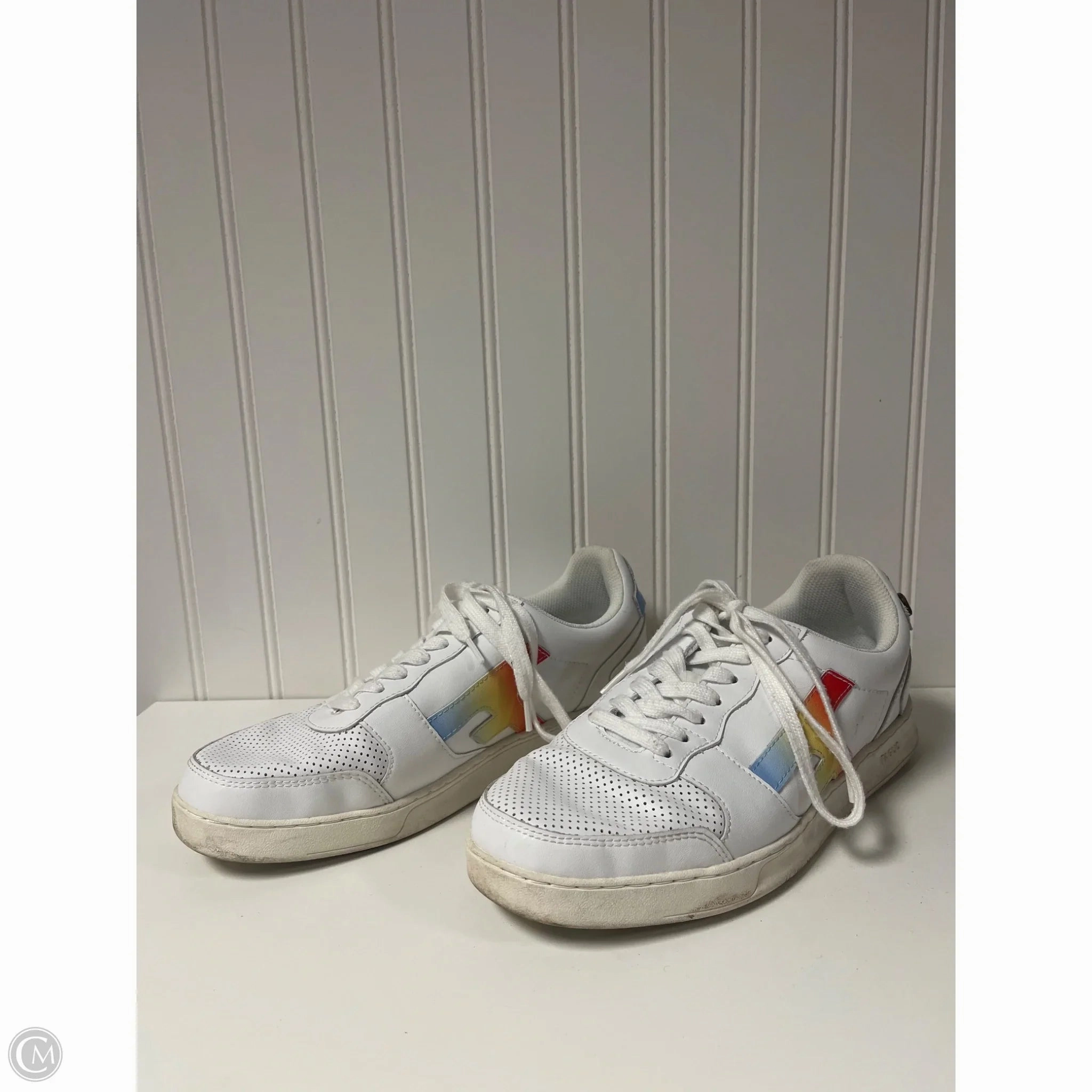 Shoes Sneakers By Clothes Mentor In Yellow, Size: 9.5 Pace Control