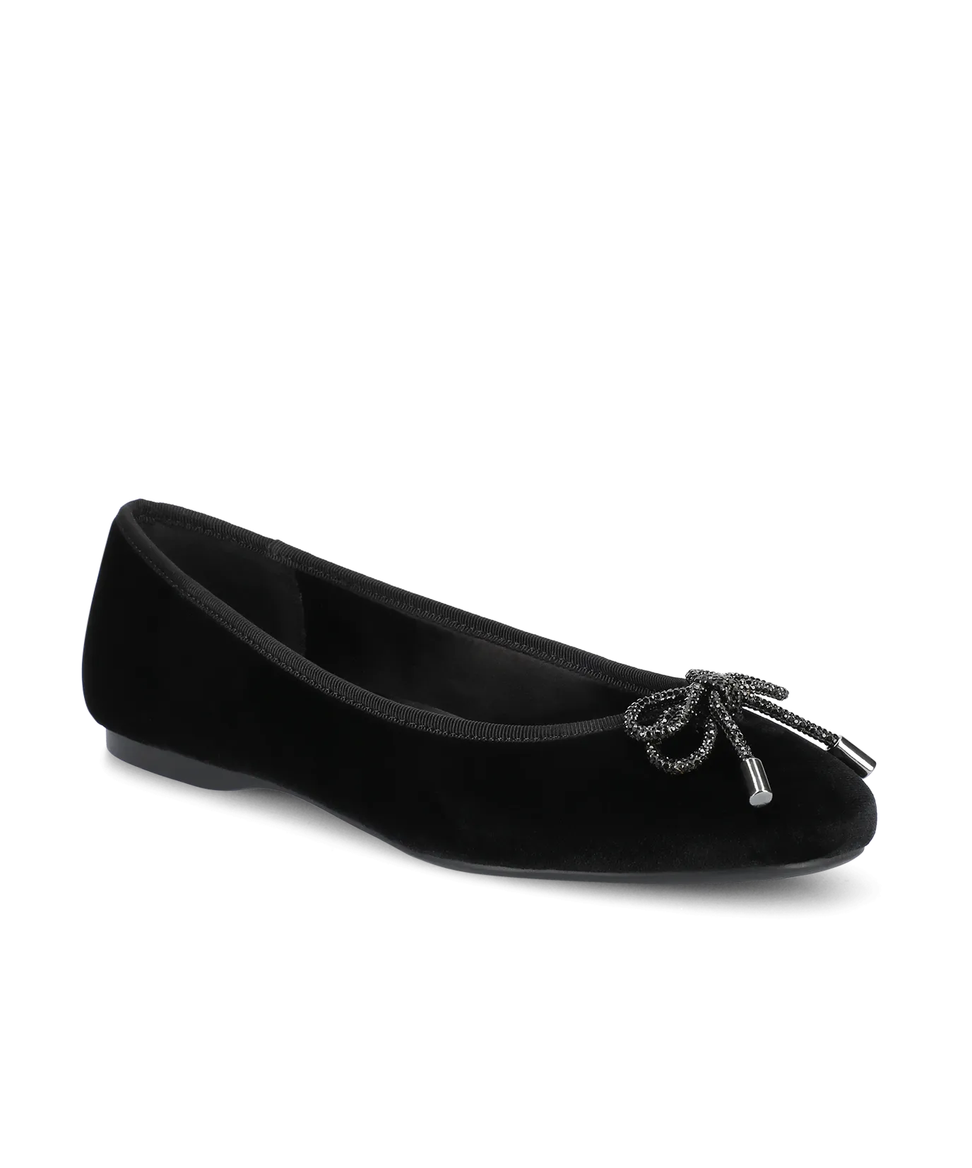 Comfortable Style Everyday Go The Hummingbird - Black Velvet Jeweled Bow