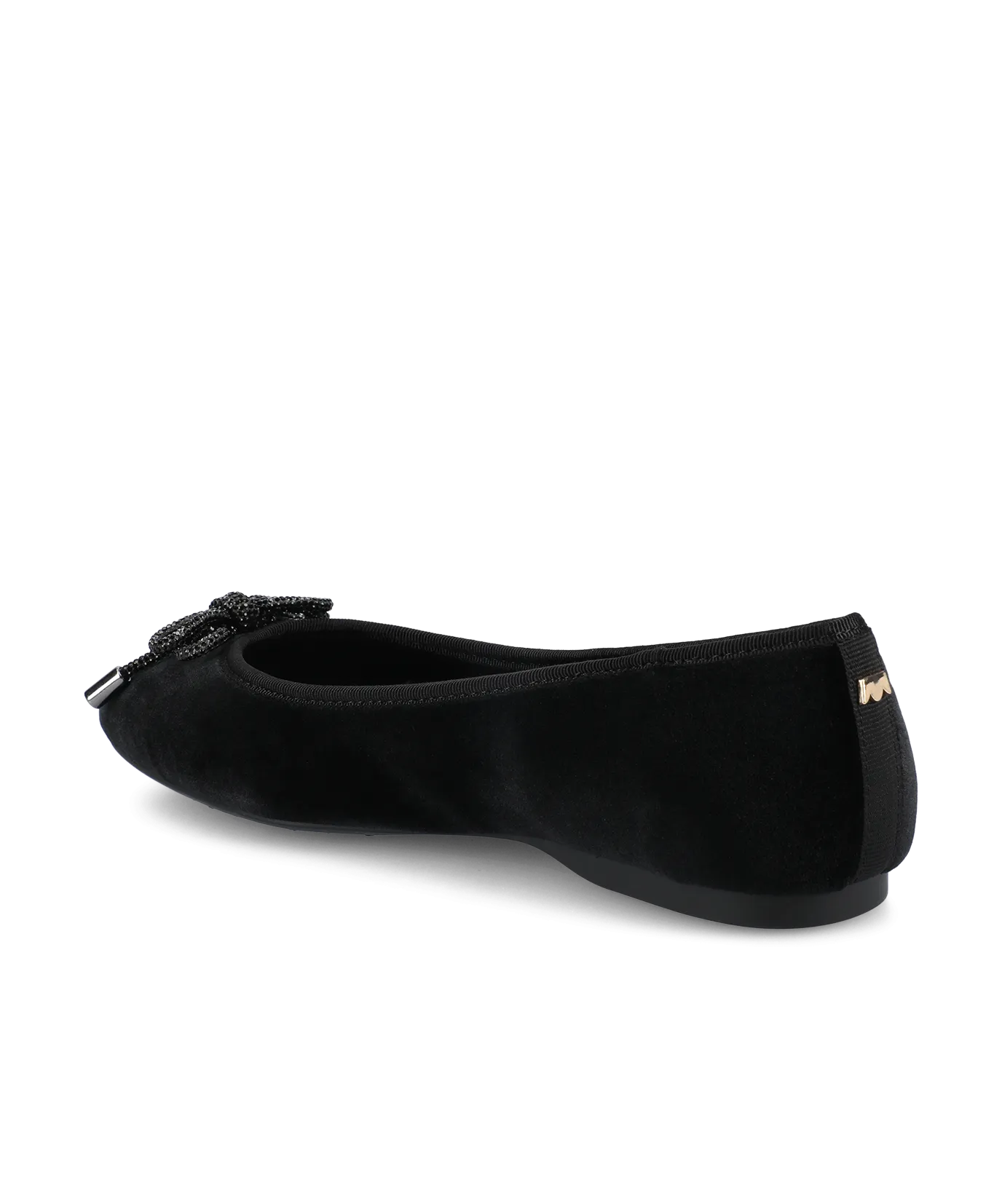 The Hummingbird - Black Velvet Jeweled Bow Town Light Modern Design