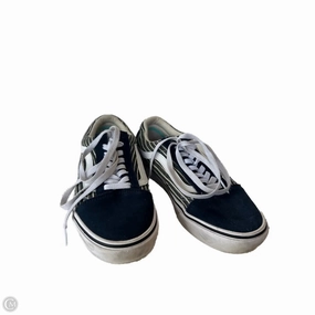 Shoes Sneakers By Vans In Blue & Cream, Size: 8 Textured Insole