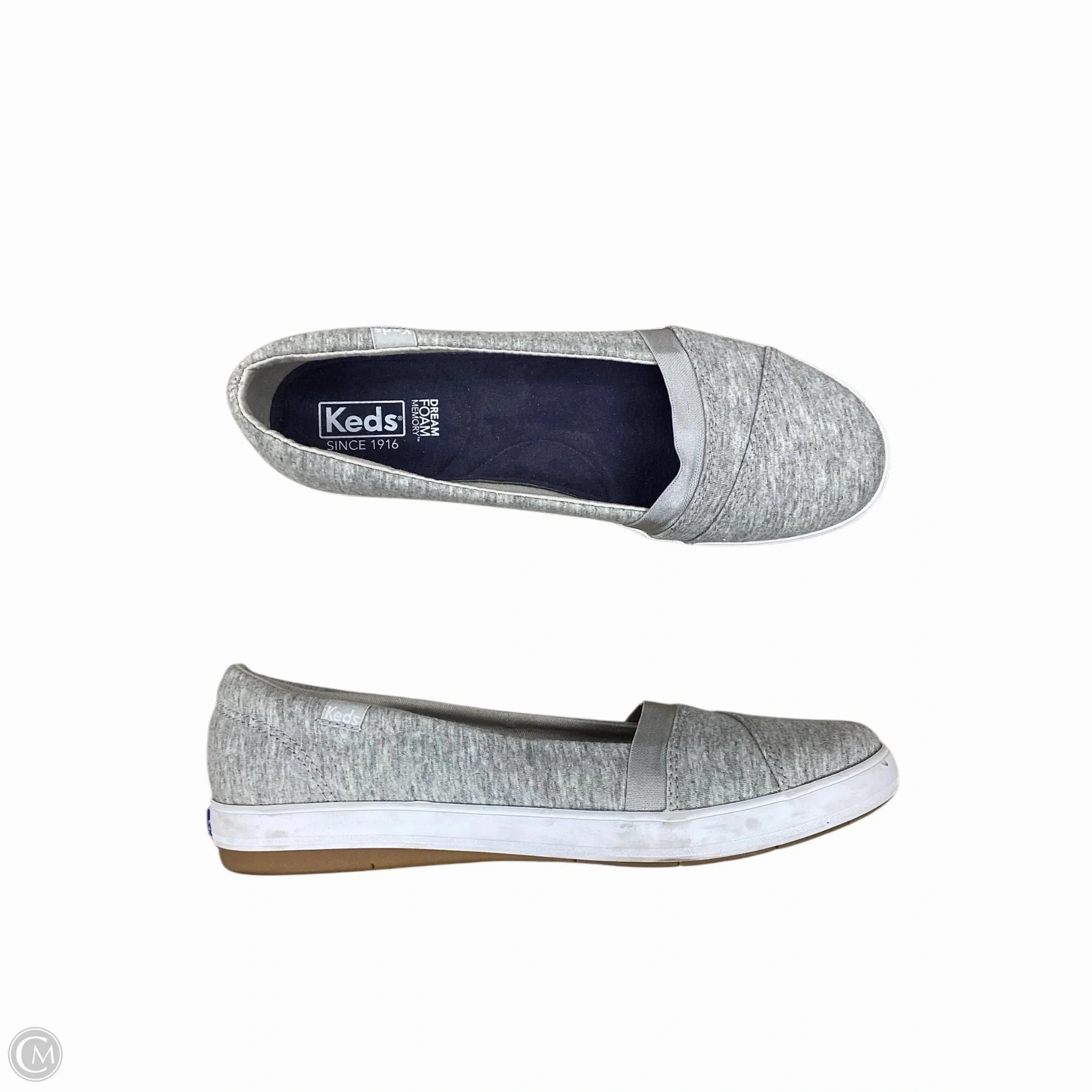 Easy Travel Comfortable Sockliner Shoes Sneakers By Keds In Grey, Size: 8.5