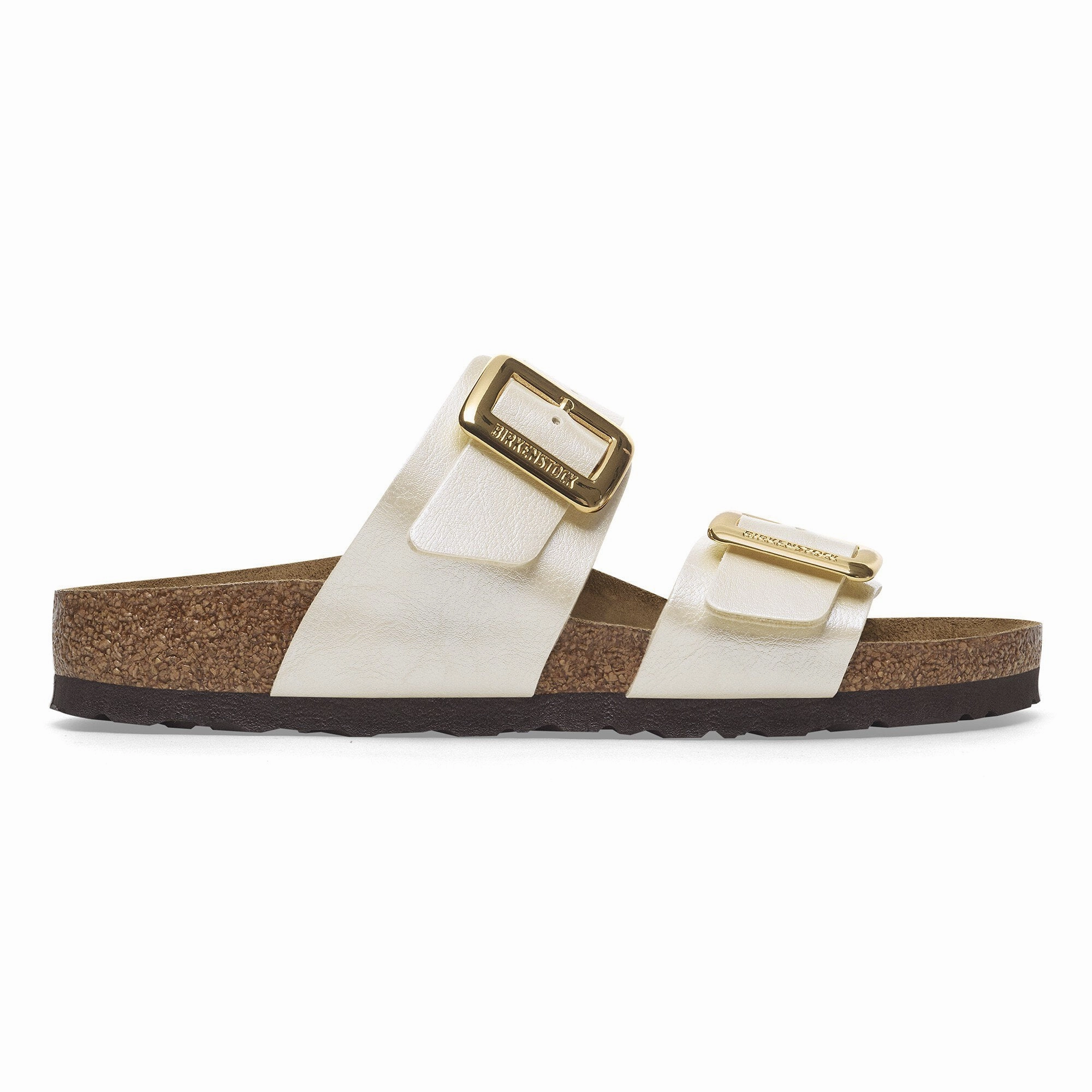 Outdoor Fit Sandals Birkenstock Women's Sydney Birko-Flor Luxe Sandal - Graceful Pearl White
