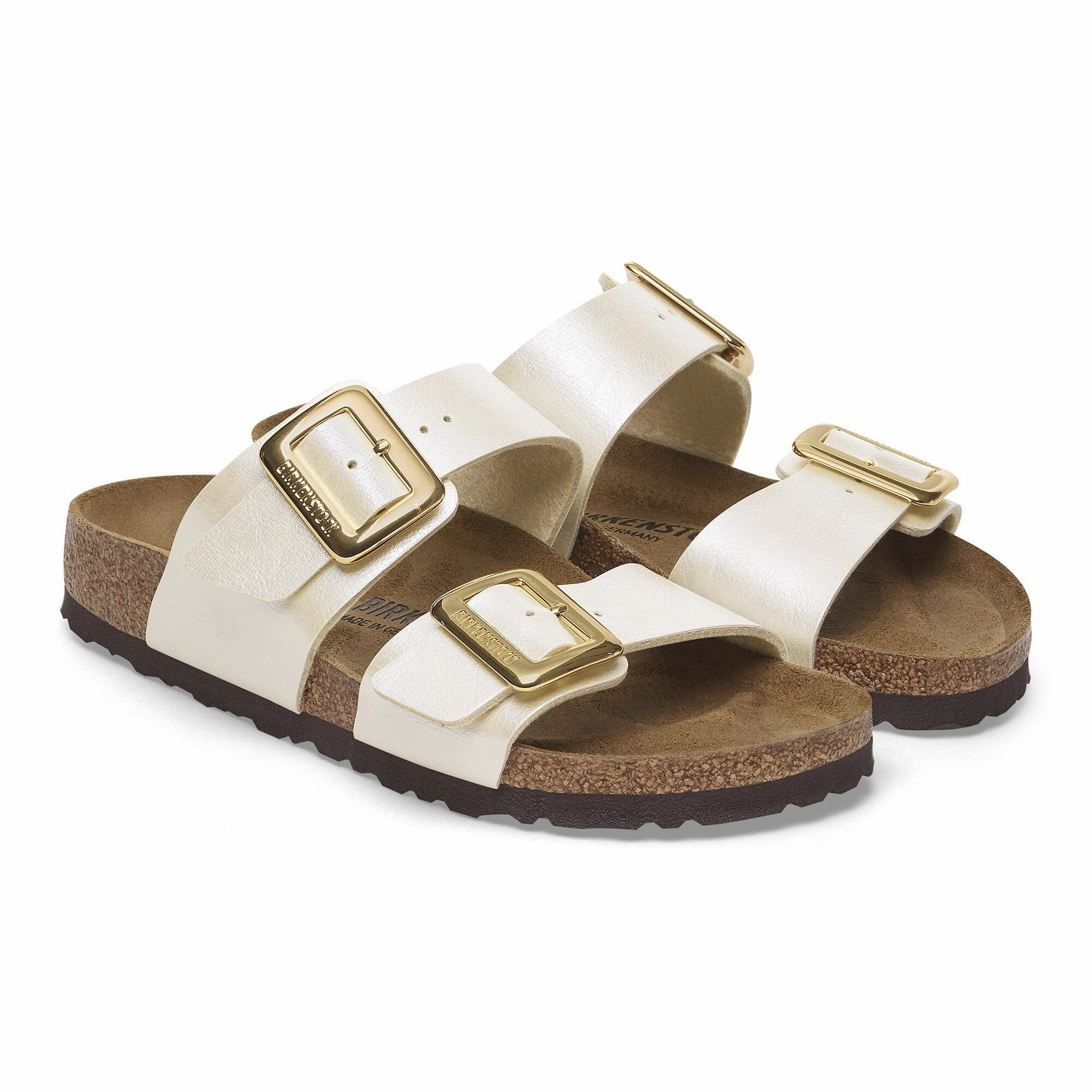 Stylish Birkenstock Women's Sydney Birko-Flor Luxe Sandal - Graceful Pearl White