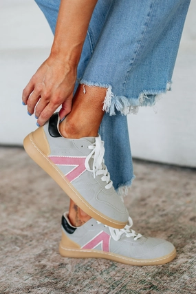 Sole Searching Sneakers - Grey Mix Green Core Stable construction