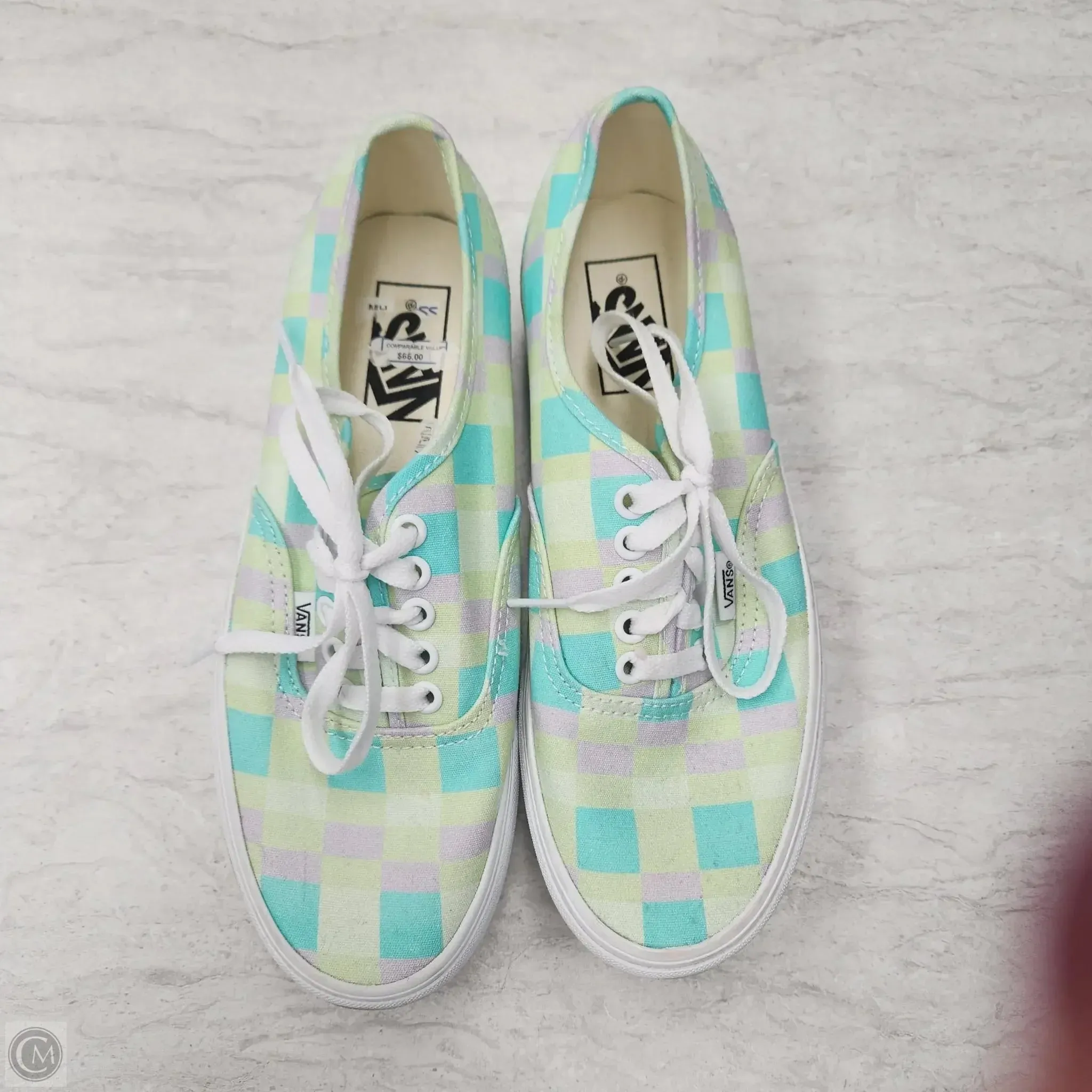 Shoes Sneakers By Vans In Green & Purple, Size: 8 Cycling