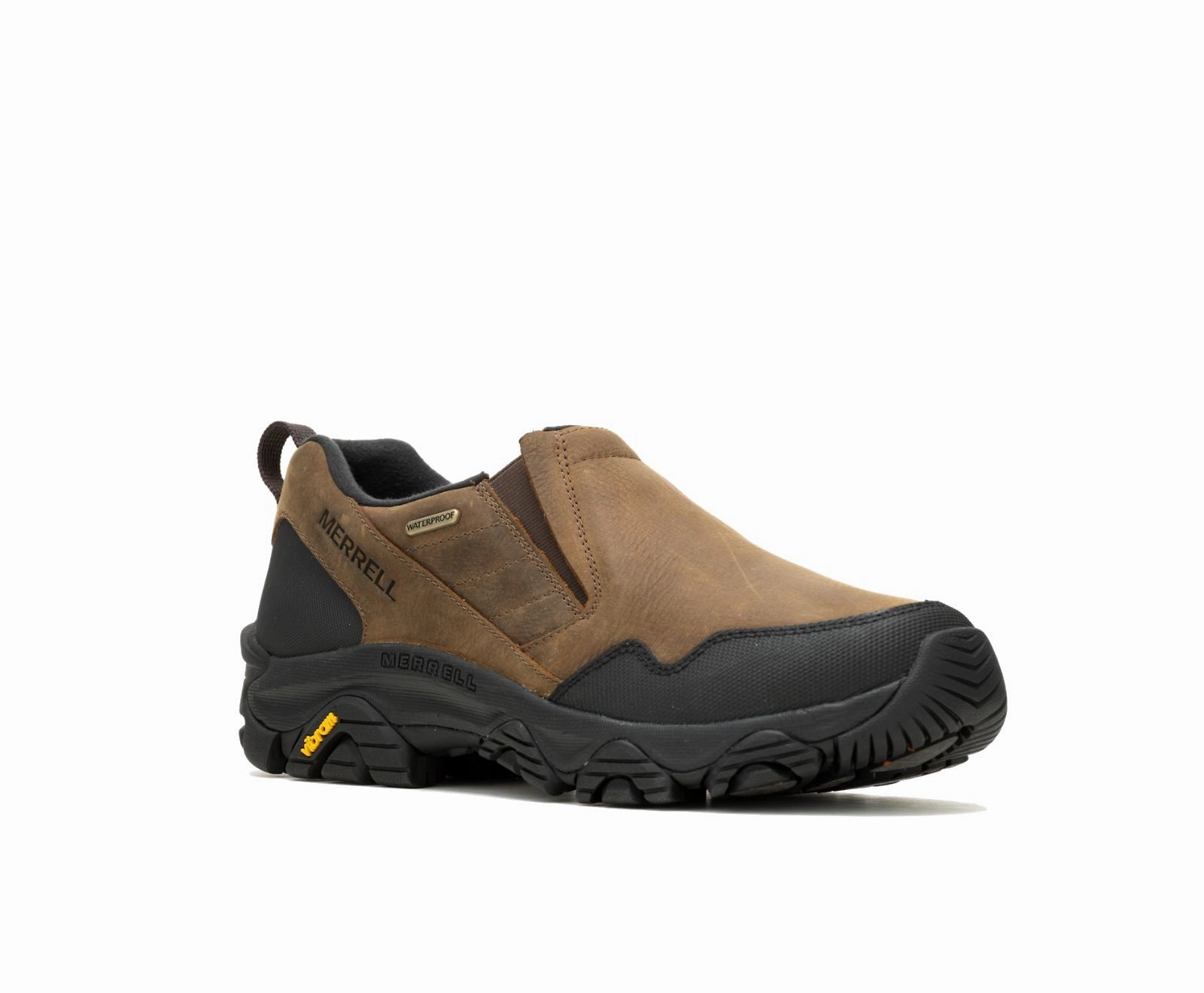 Merrell Men's ColdPack 3 Thermo Moc Waterproof Boot w/ Arctic Grip - Earth Moist Guard Feather Light City Adventure