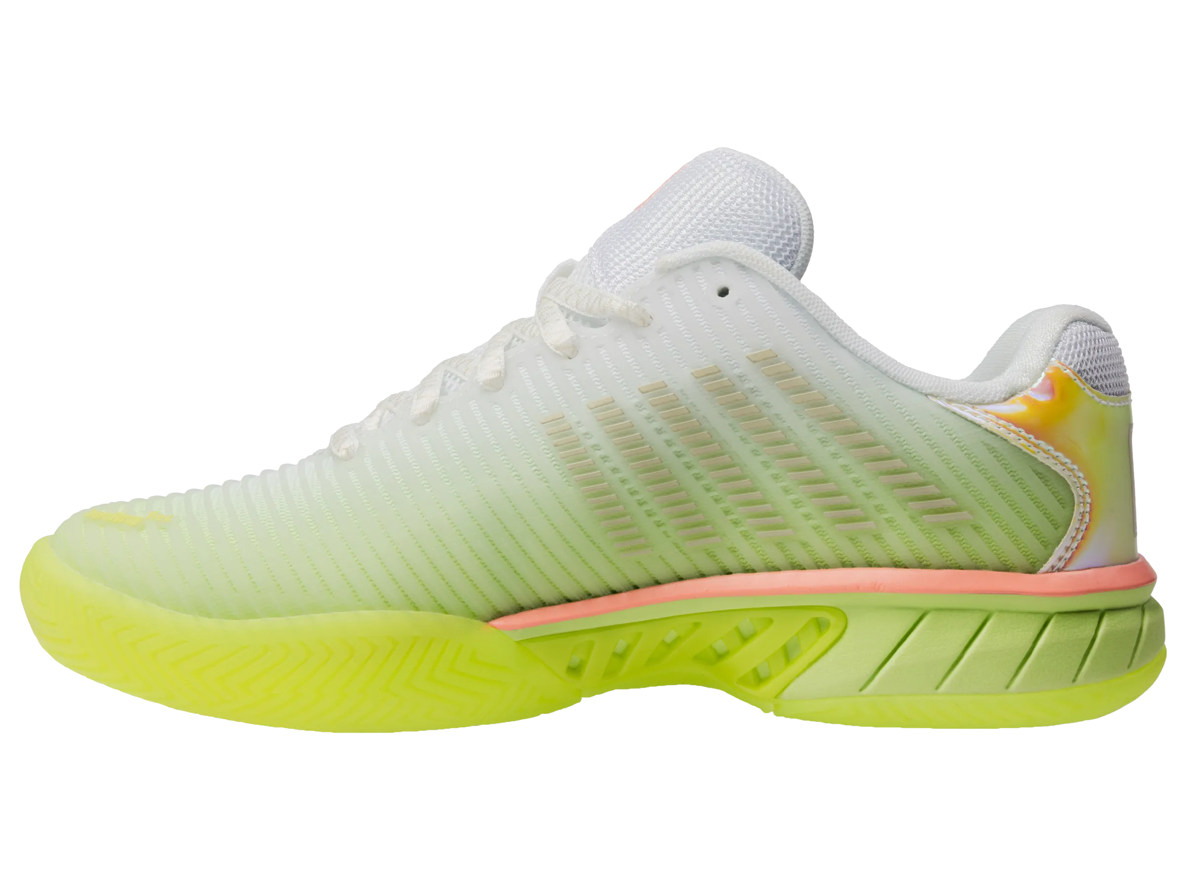 97382-106-M | HYPERCOURT EXPRESS 2  LUCKY IN LOVE | WHITE/LEMON FROST/BEIGE Cushioned Base Work Commute