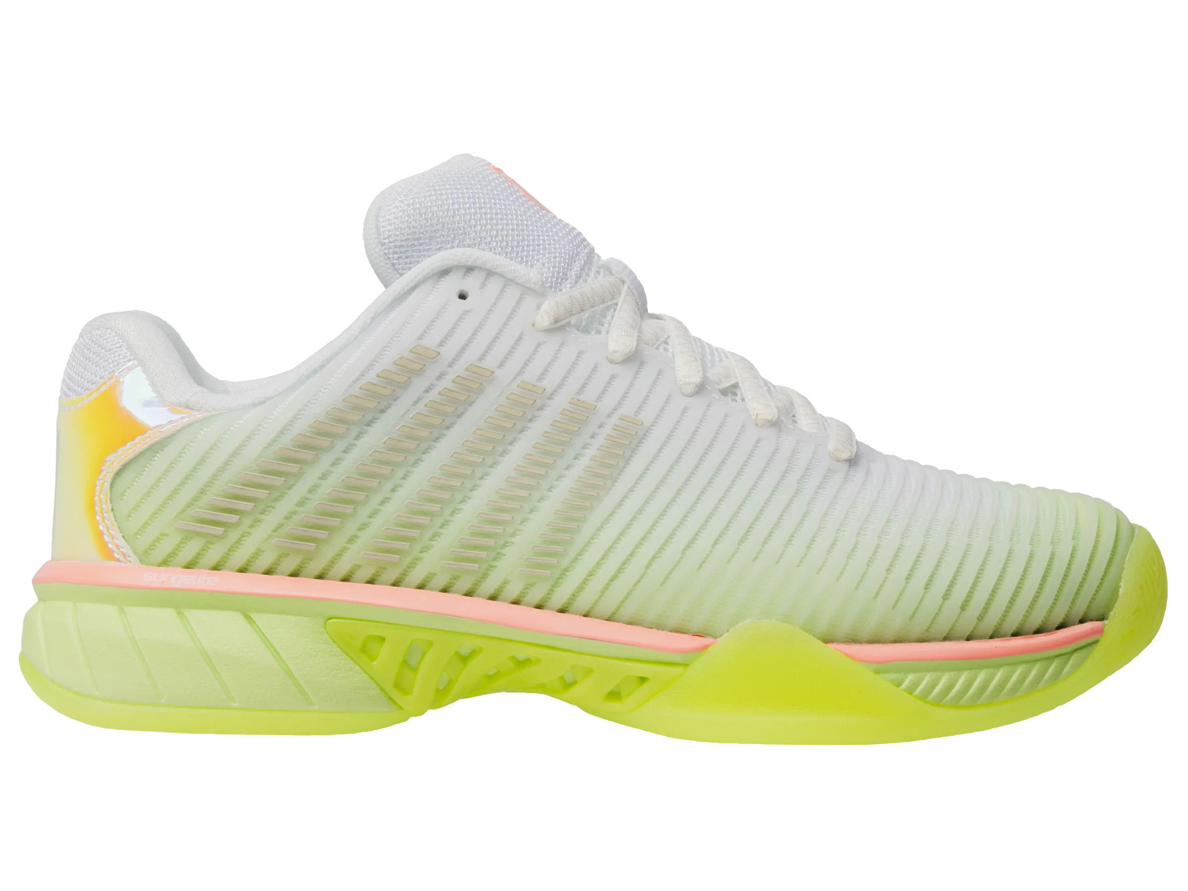 AI Path Toe Guard 97382-106-M | HYPERCOURT EXPRESS 2  LUCKY IN LOVE | WHITE/LEMON FROST/BEIGE