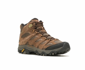 Men's Moab 3 Mid Waterproof - Earth All Day Travel Light Fast Run