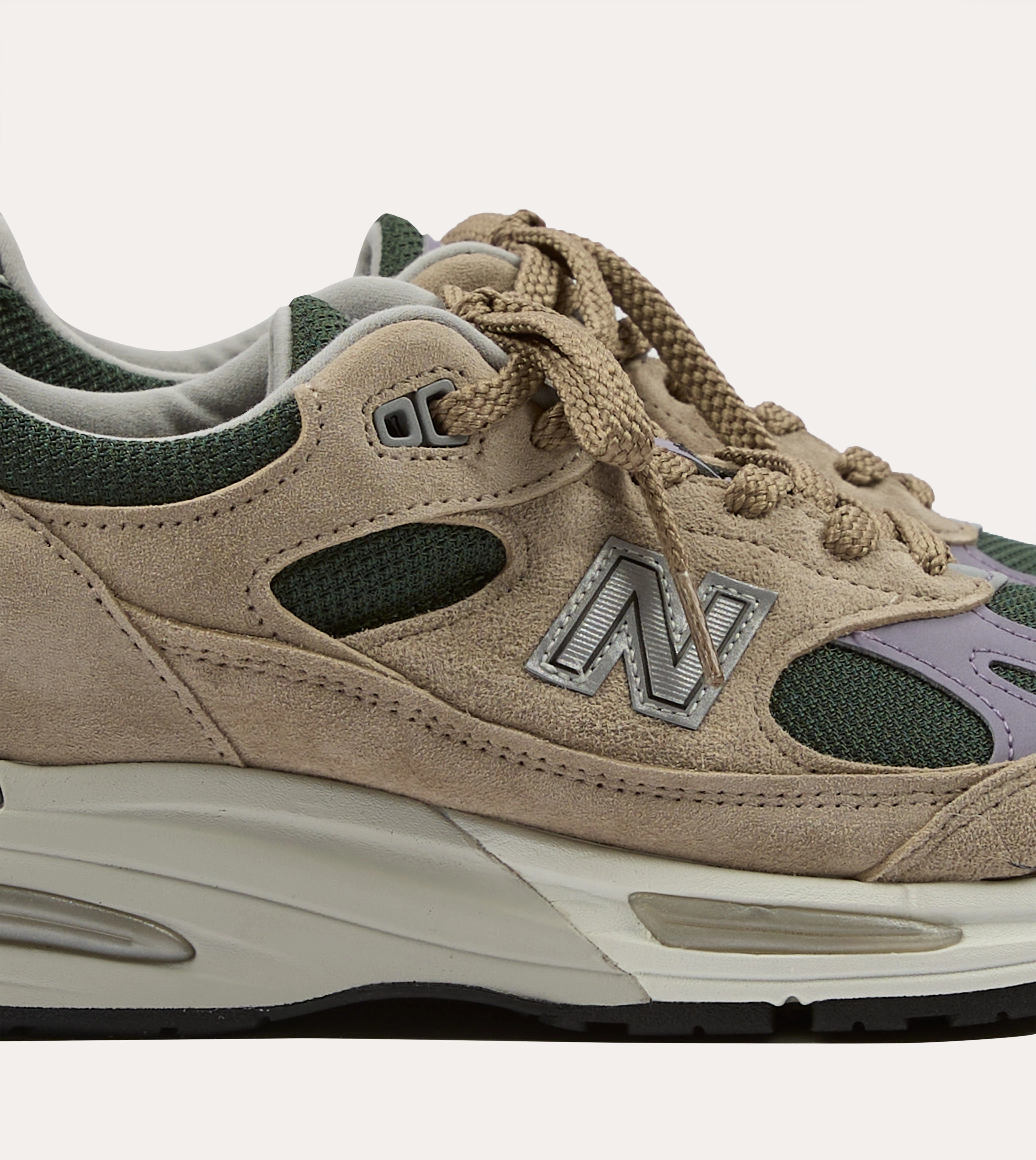 New Drop New Balance Tan 'Essentially Offbeat' Made in UK 991v2 Trainers