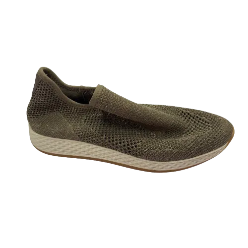 Moisture Wicking Linings Shoes Sneakers By J Slides In Brown, Size:10