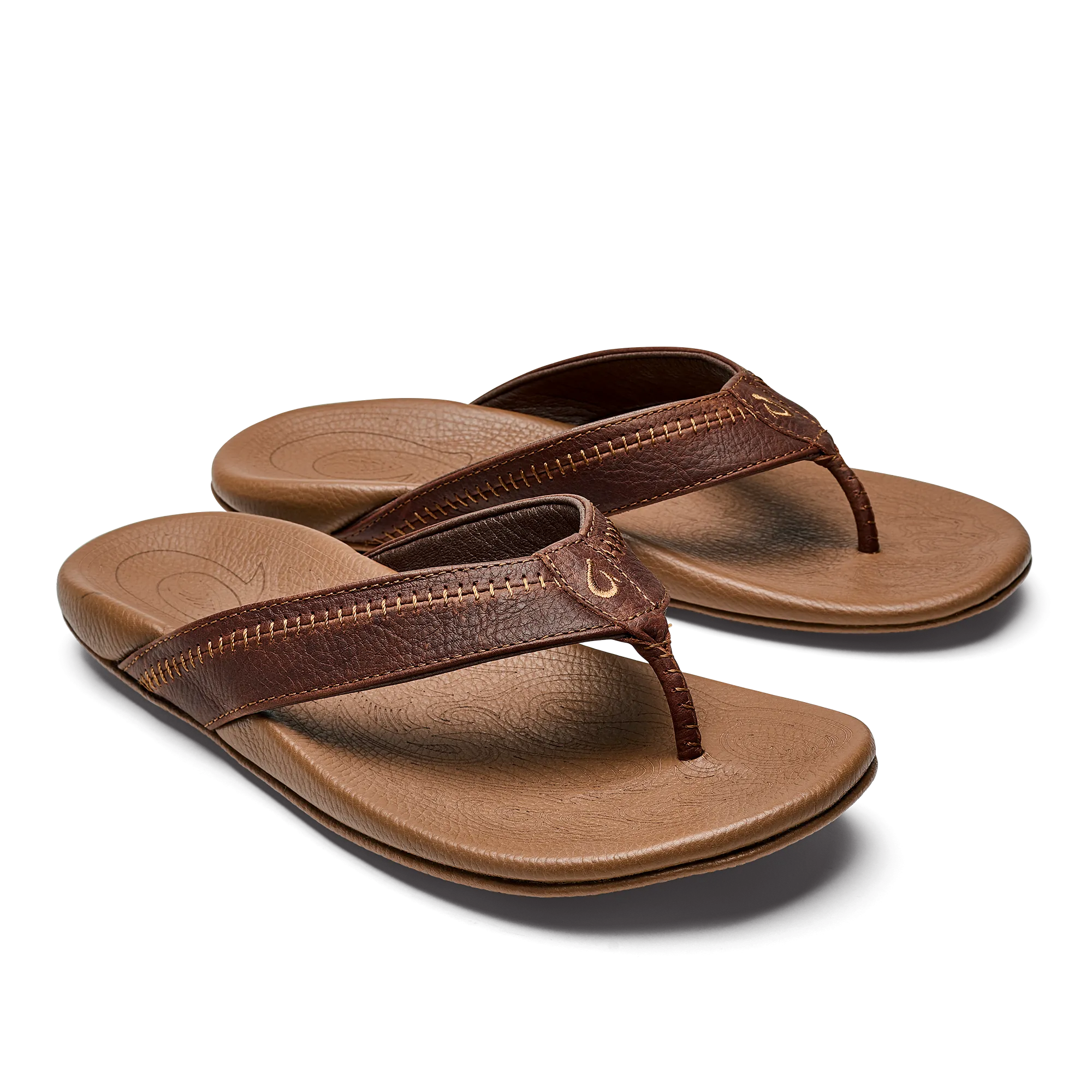 Hiapo - Dark Java / Toffee Reinforced toe Functional Walking Shoes