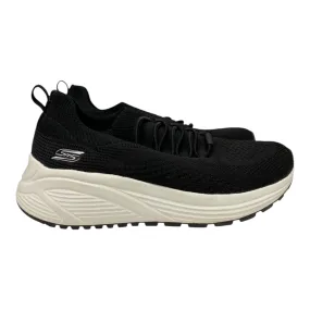 Shoes Sneakers By Skechers In Black, Size:8 Smooth Finish Synthetic Leather Blend