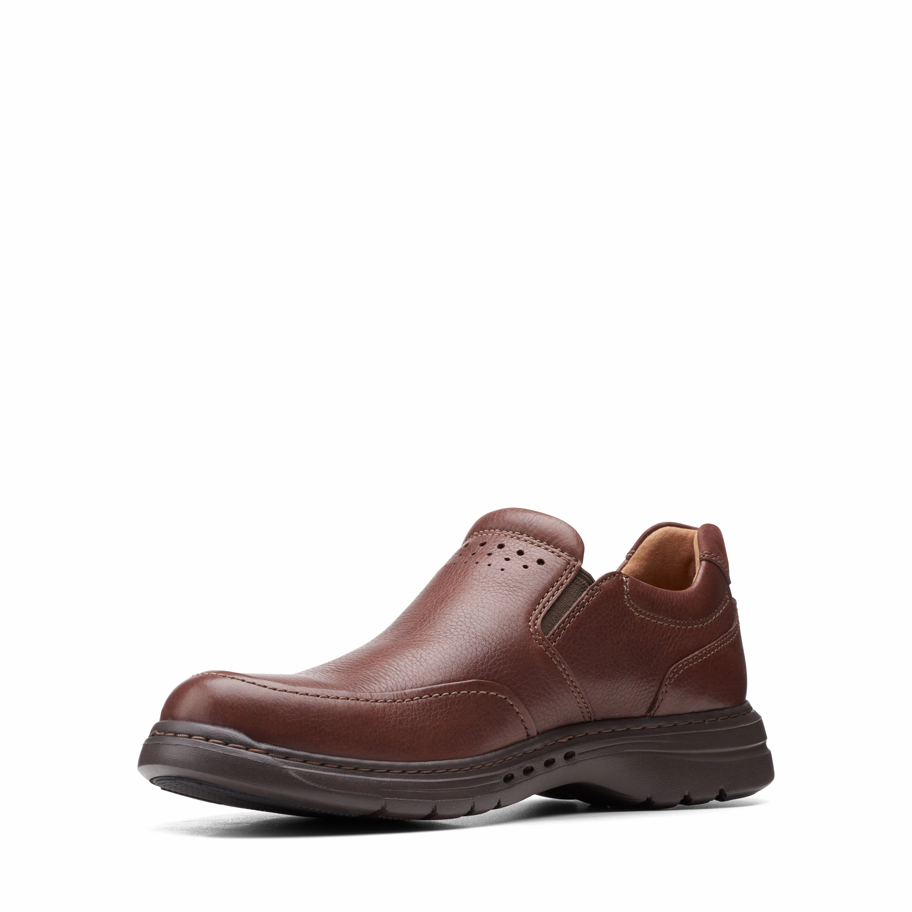 Clarks Men's Un Brawley Step - Mahogany Grip Strong