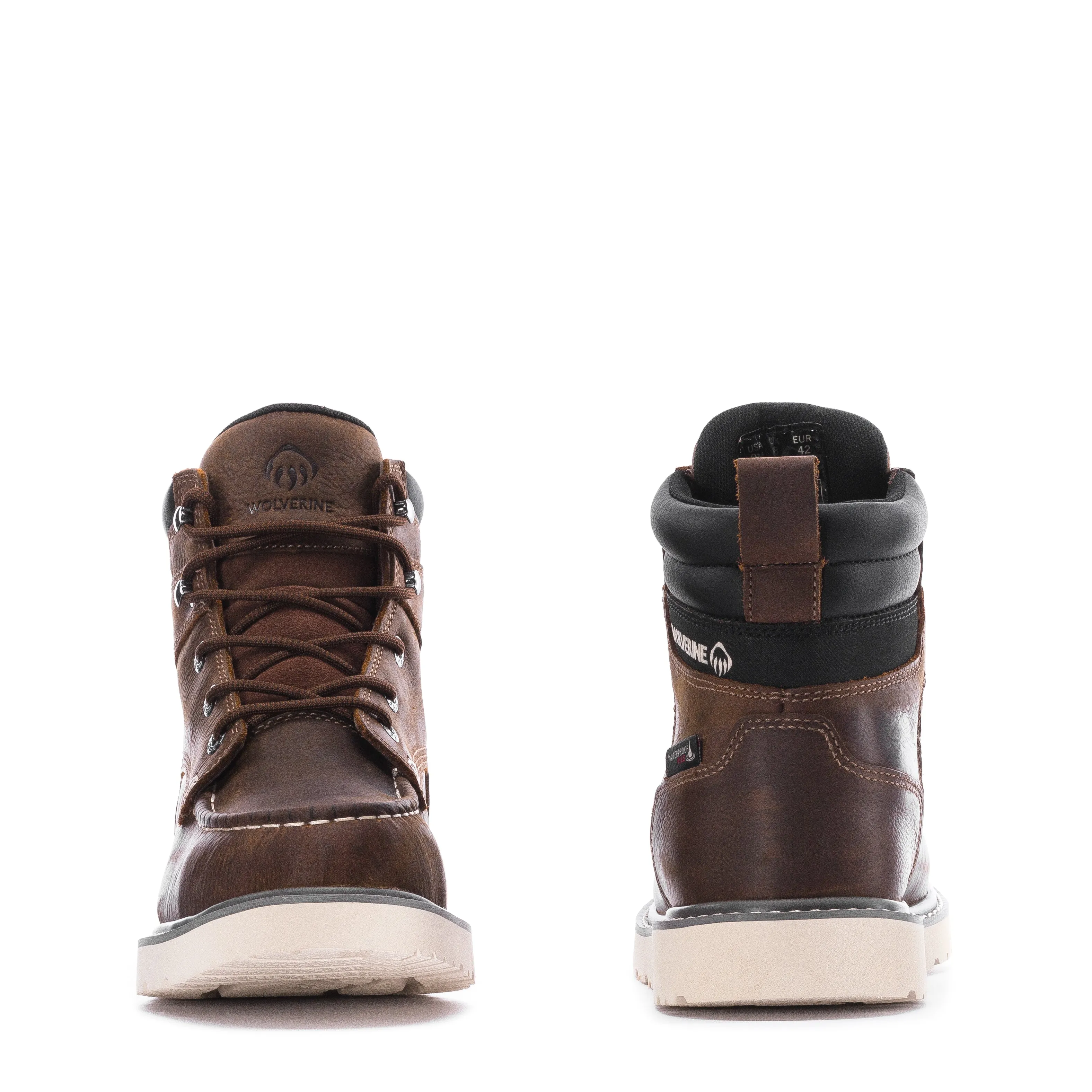 Textured Surface Quick Steps Trade Wedge Moc Toe ST WP - Mens