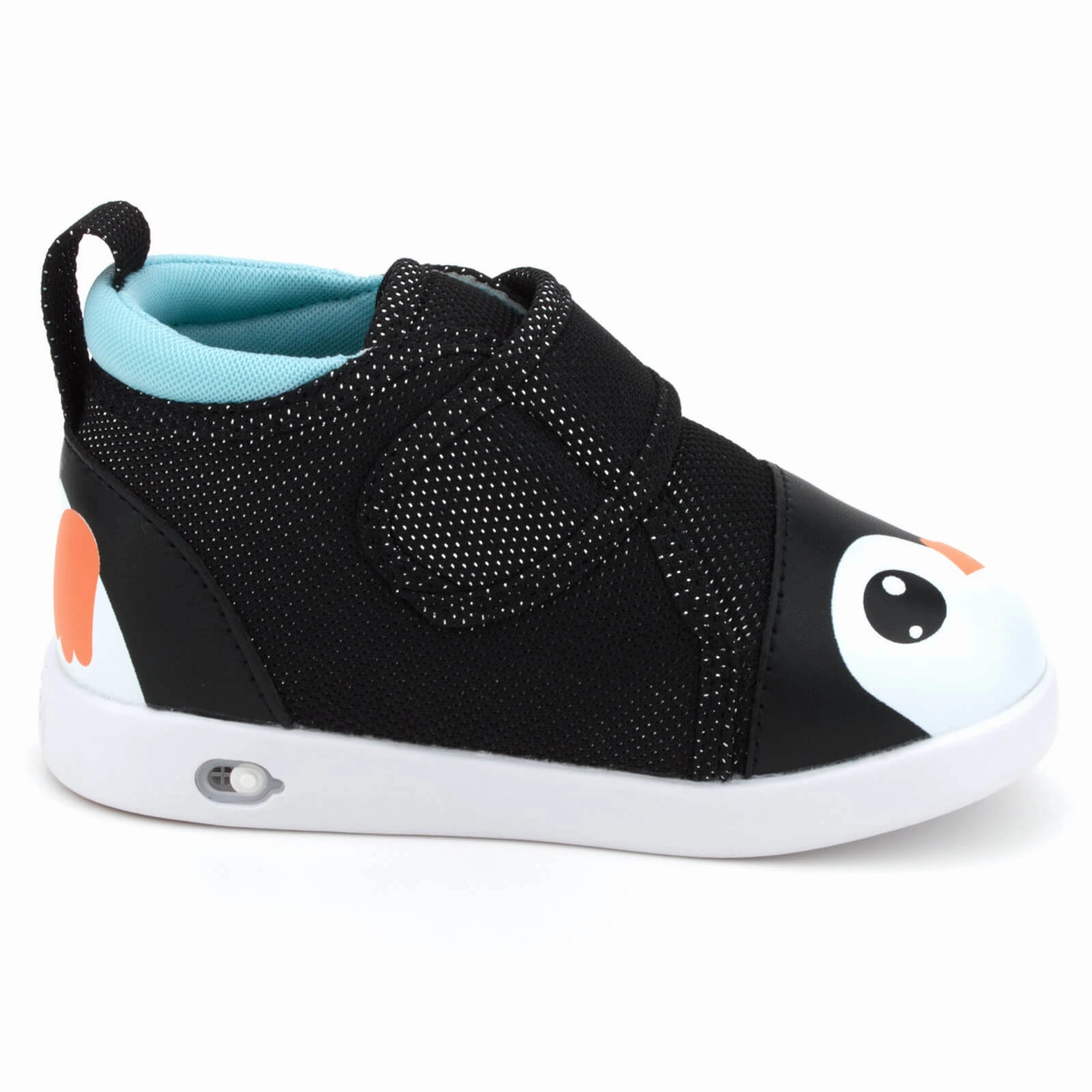 Penguin Squeaky Toddler Shoes | Sparkly Black Version 2 2025 Feather Light Modern Commuters