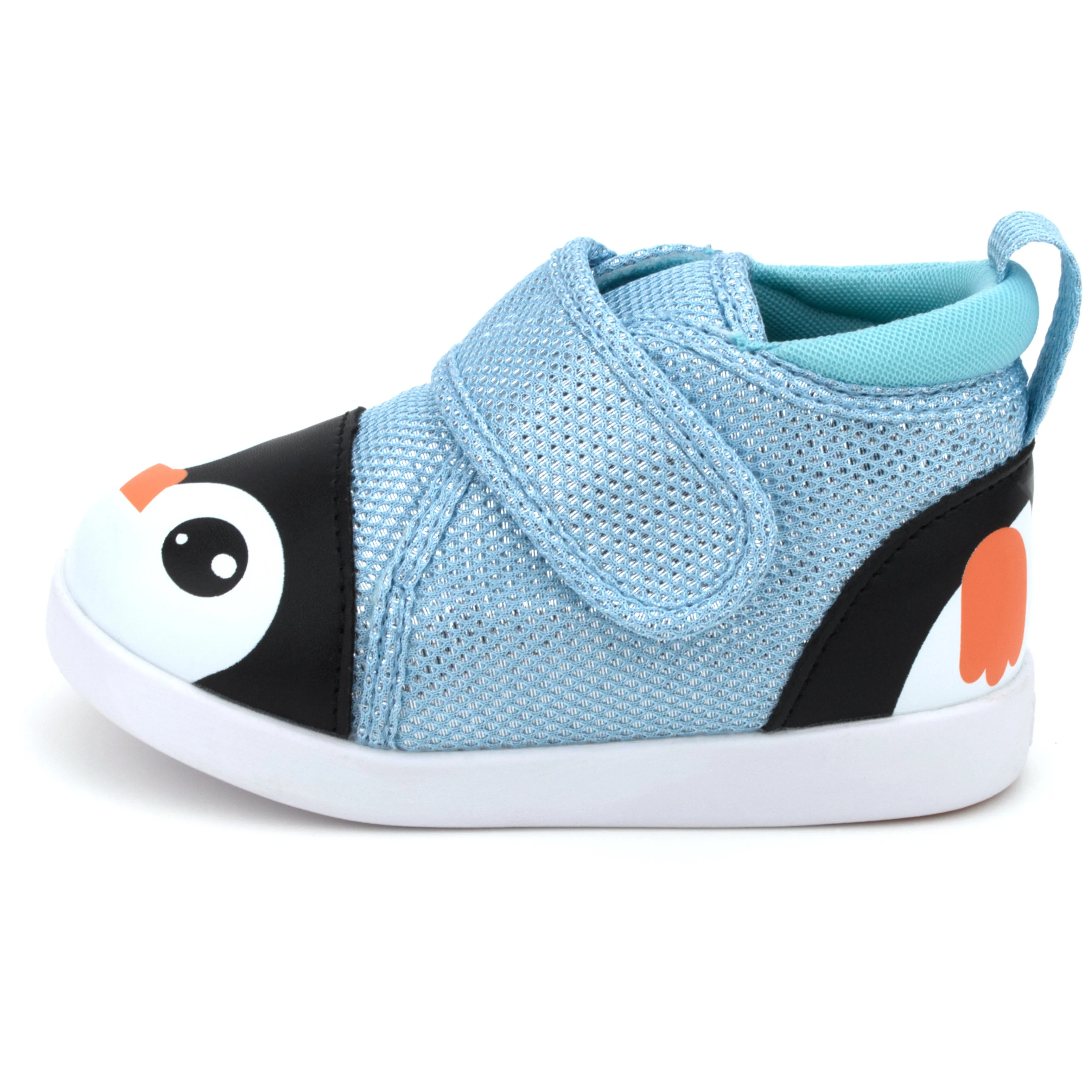 Middle - school - sized shoes Kids' boots Penguin Squeaky Toddler Shoes Blue Sparkly Version 2 2025