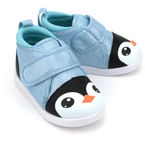 Breathable Airflow System EcoFriendlyFabric Penguin Squeaky Toddler Shoes Blue Sparkly Version 2 2025