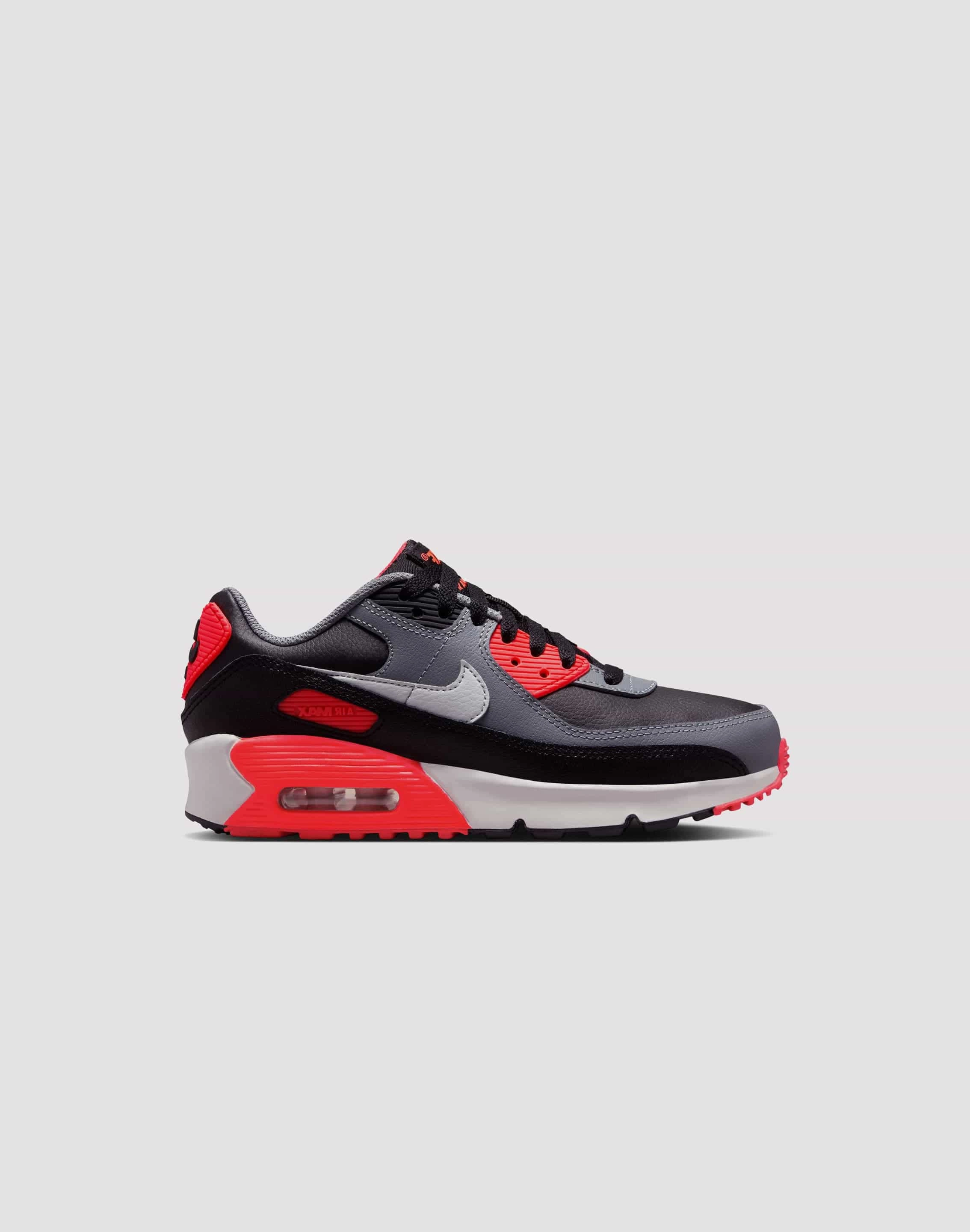 Nike Air Max 90 Grade School Boys' "Black/Photon Dust/Cool Grey" Machine washable