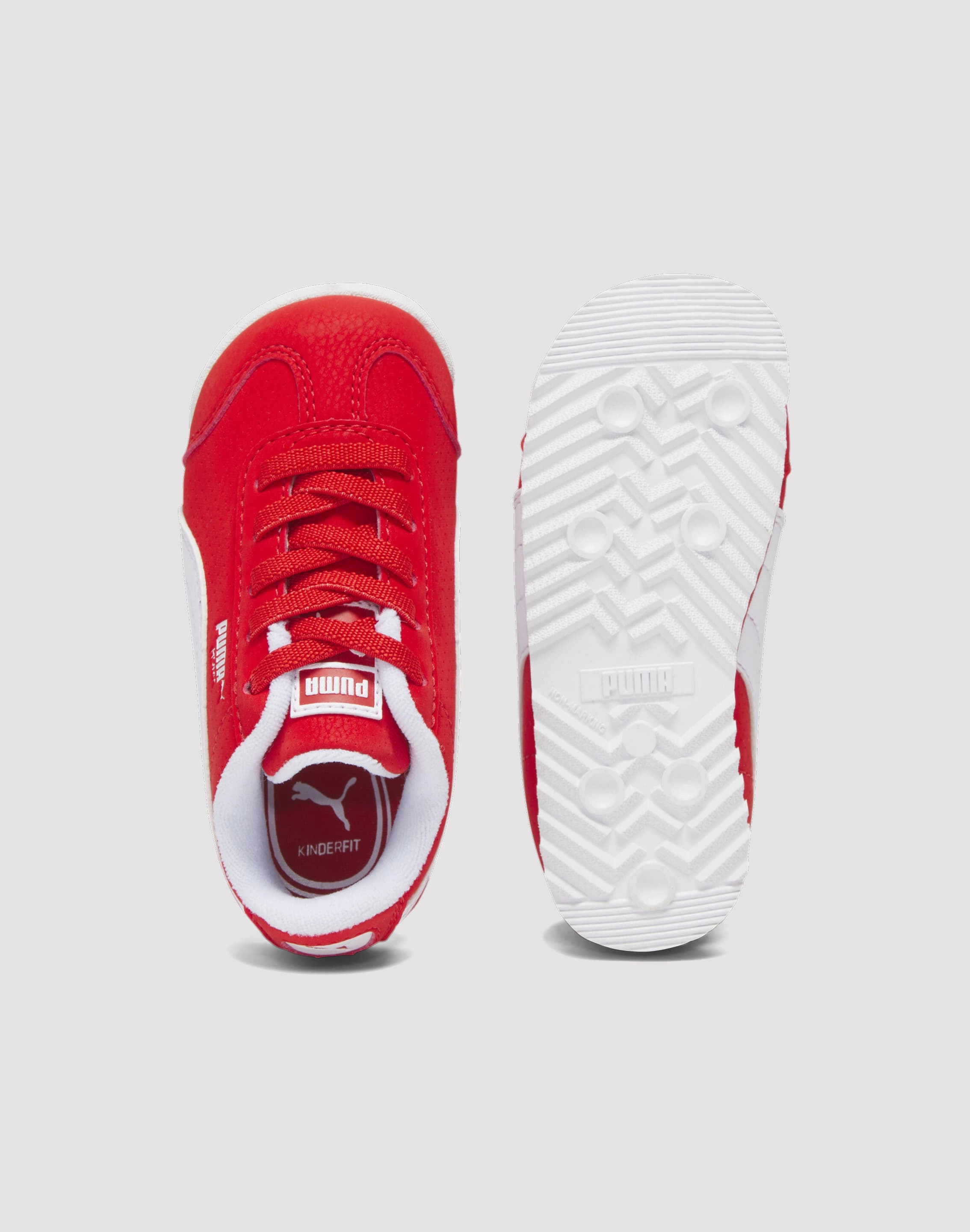 Puma Roma Reversed Toddler Boys' "Red/White" SeamlessConstruction Kids' summer shoes
