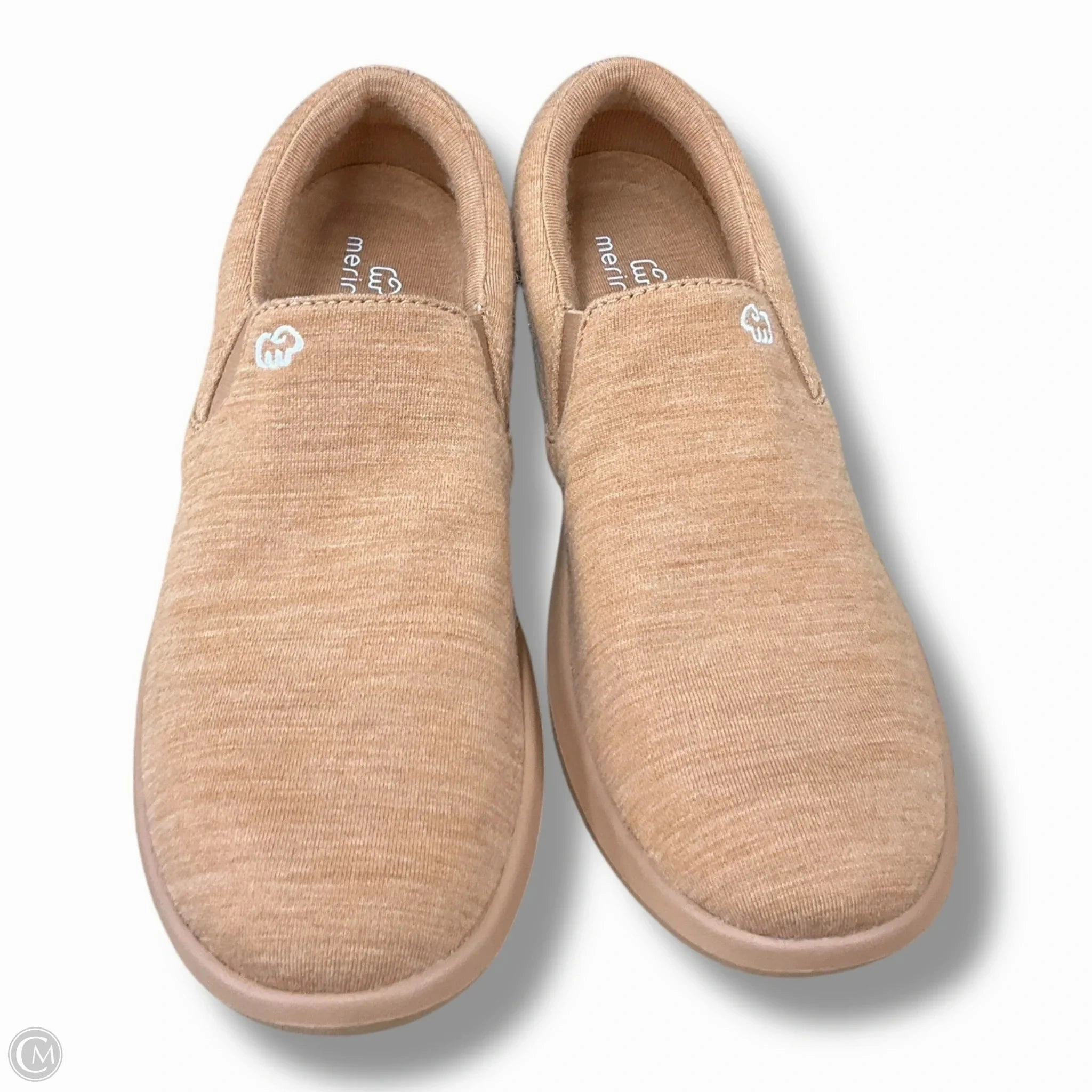 Ventilated Design Shoes Sneakers By Clothes Mentor In Tan, Size: 8