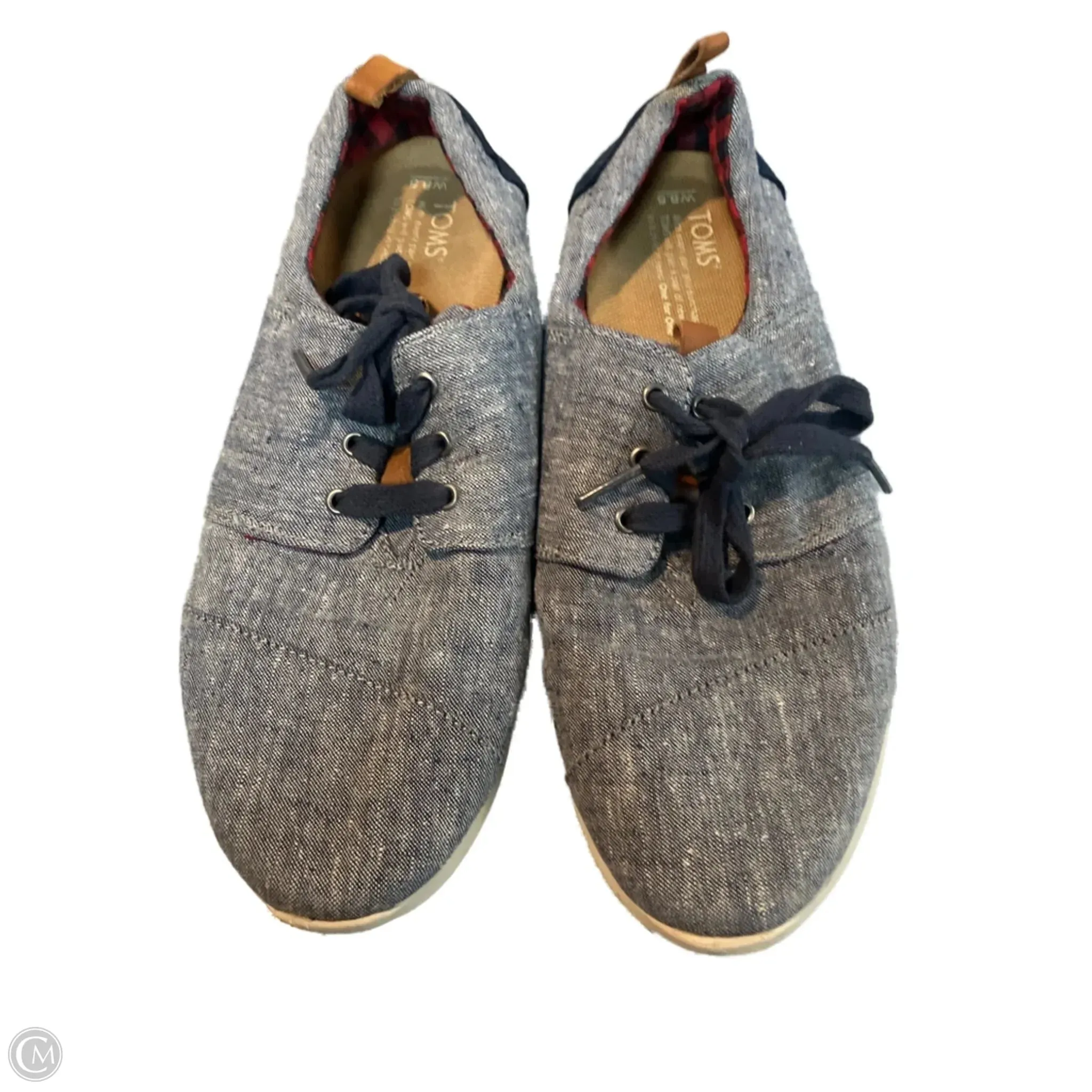 City Style Shoes Sneakers By Toms In Blue, Size: 8.5