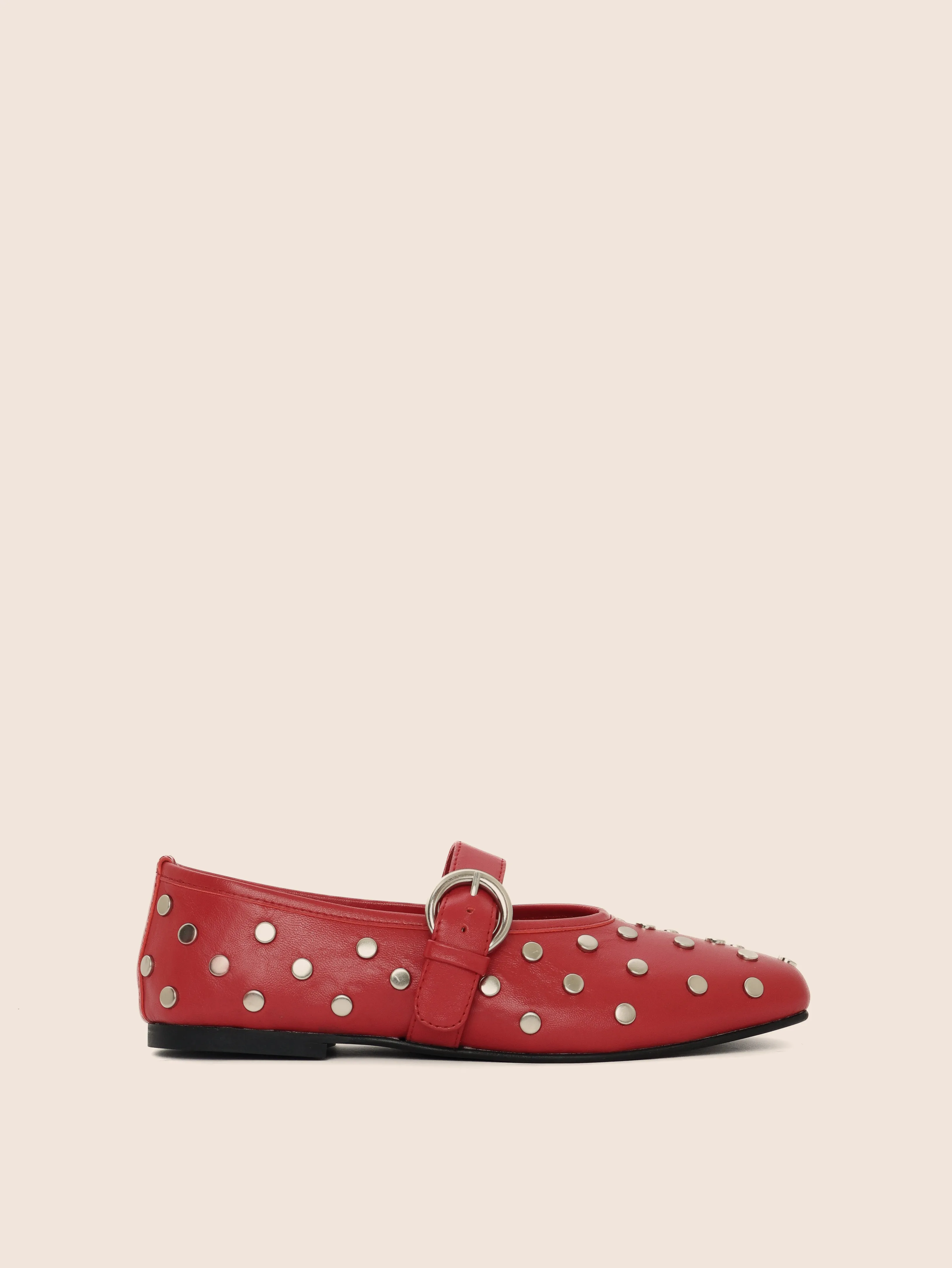 Coast Path Aveiro Cherry Stud Ballerina
