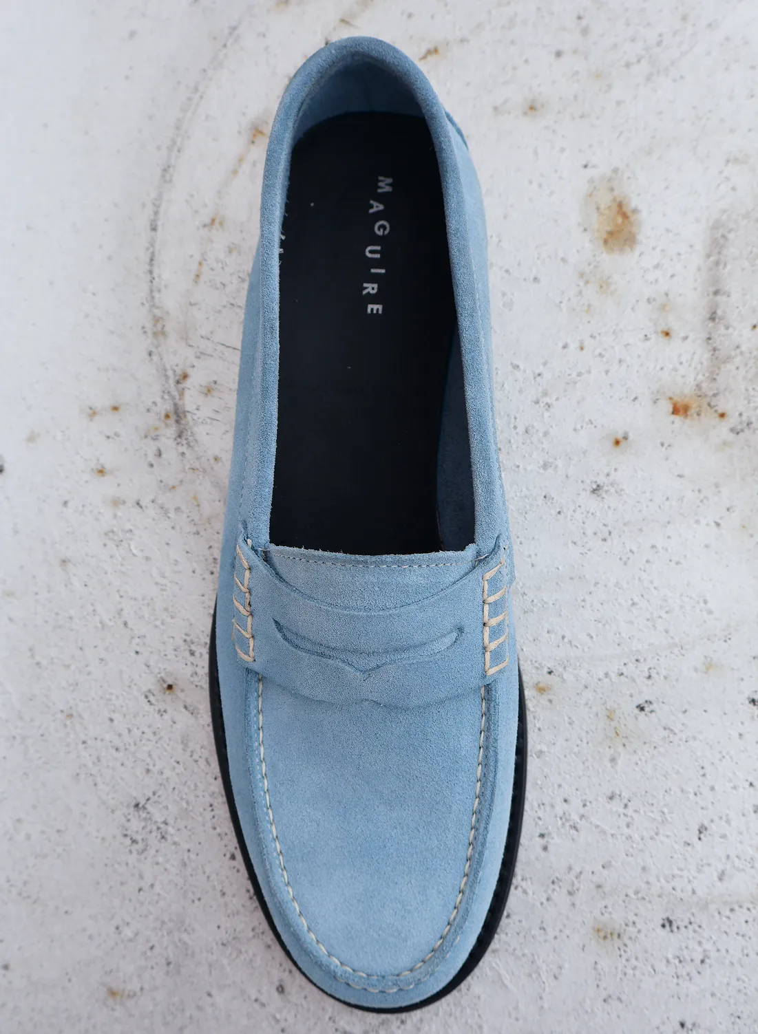 Harbor Look Napoli Sky Suede Loafer
