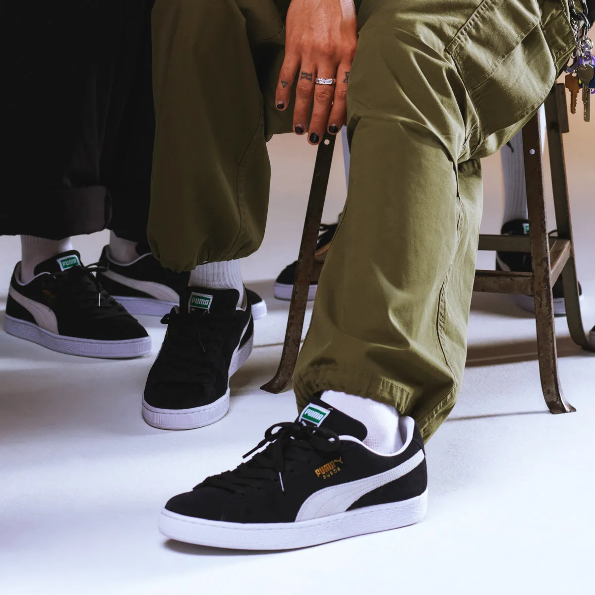 Hyperlock Heel MultiDirectionalTread Suede Classic - Mens