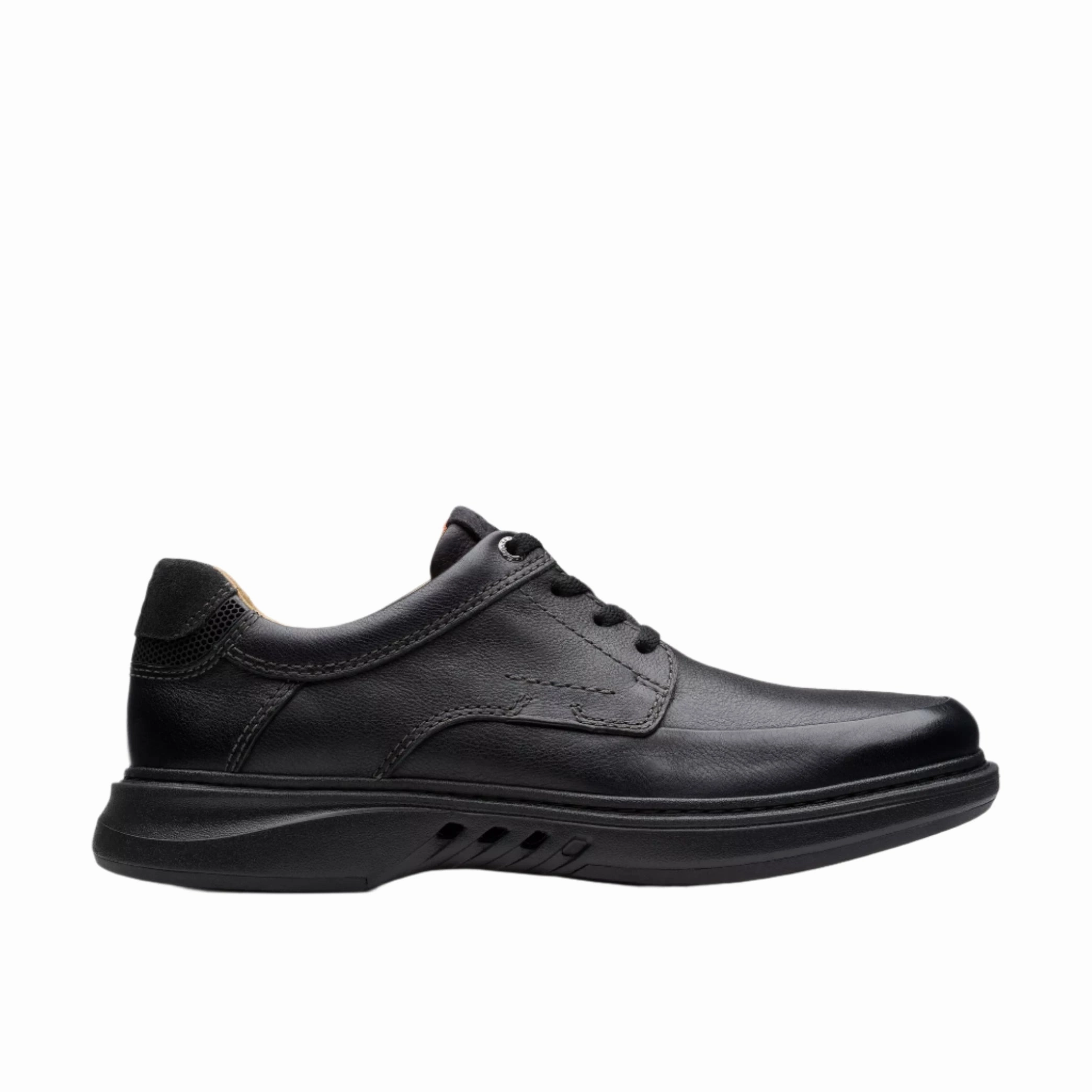 Anytime Go Clarks Men's Un Briley Lace Shoe - Black