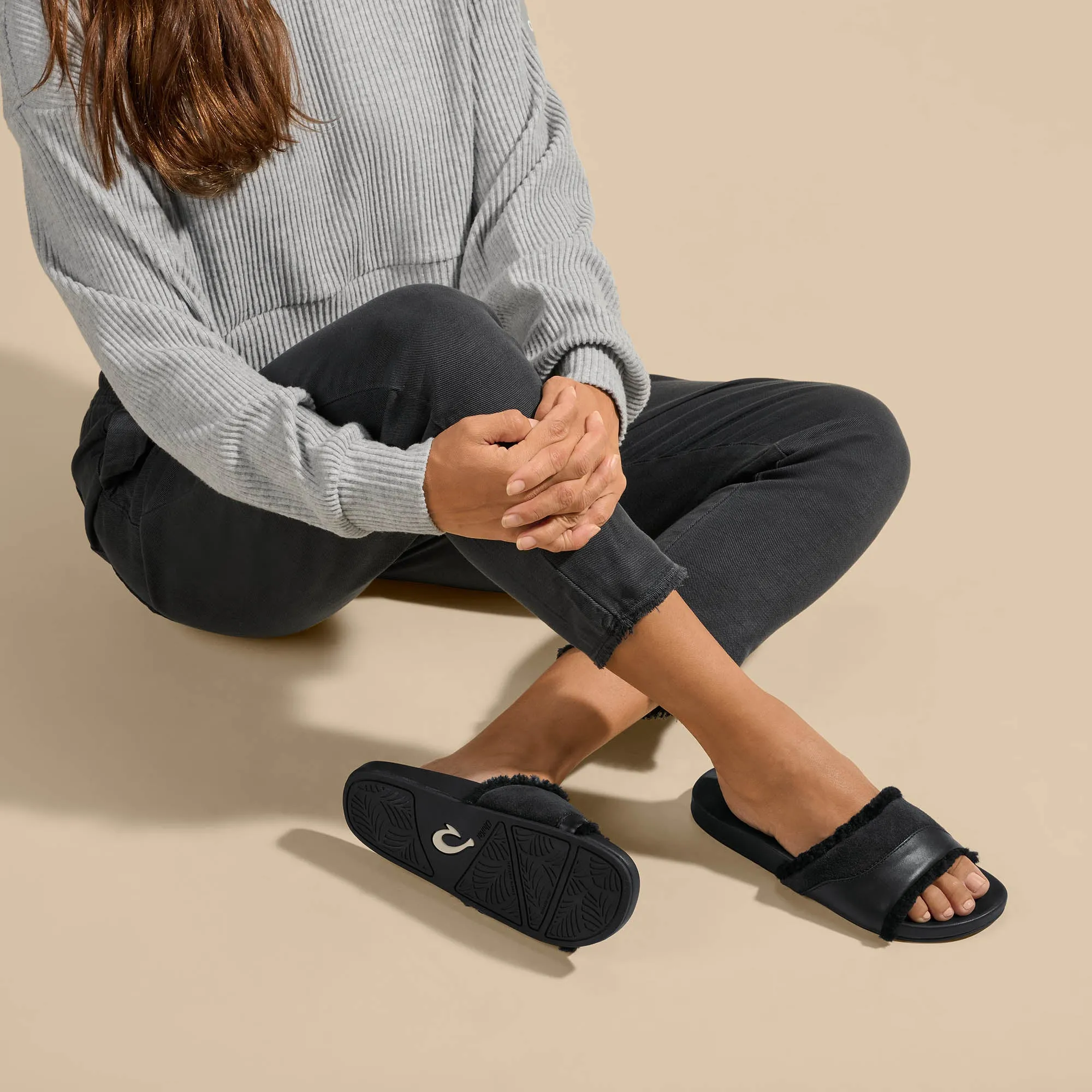 Breathable Travel Sandals Breath Arch Hala Slide - Black