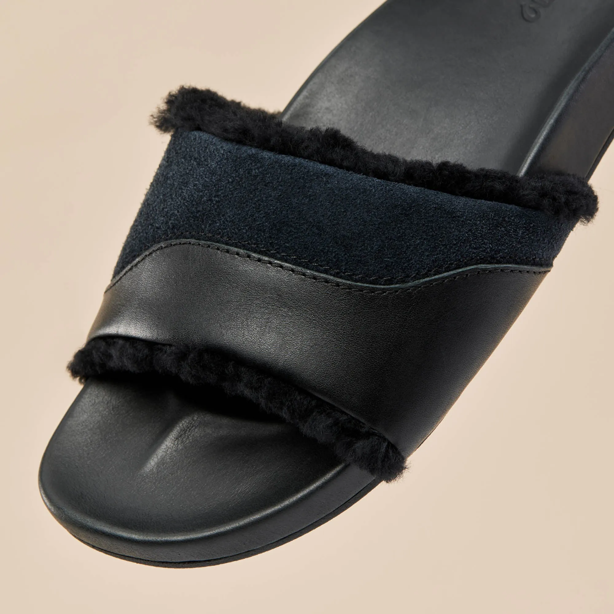 Hala Slide - Black Hiking Comfort Dressy Wear