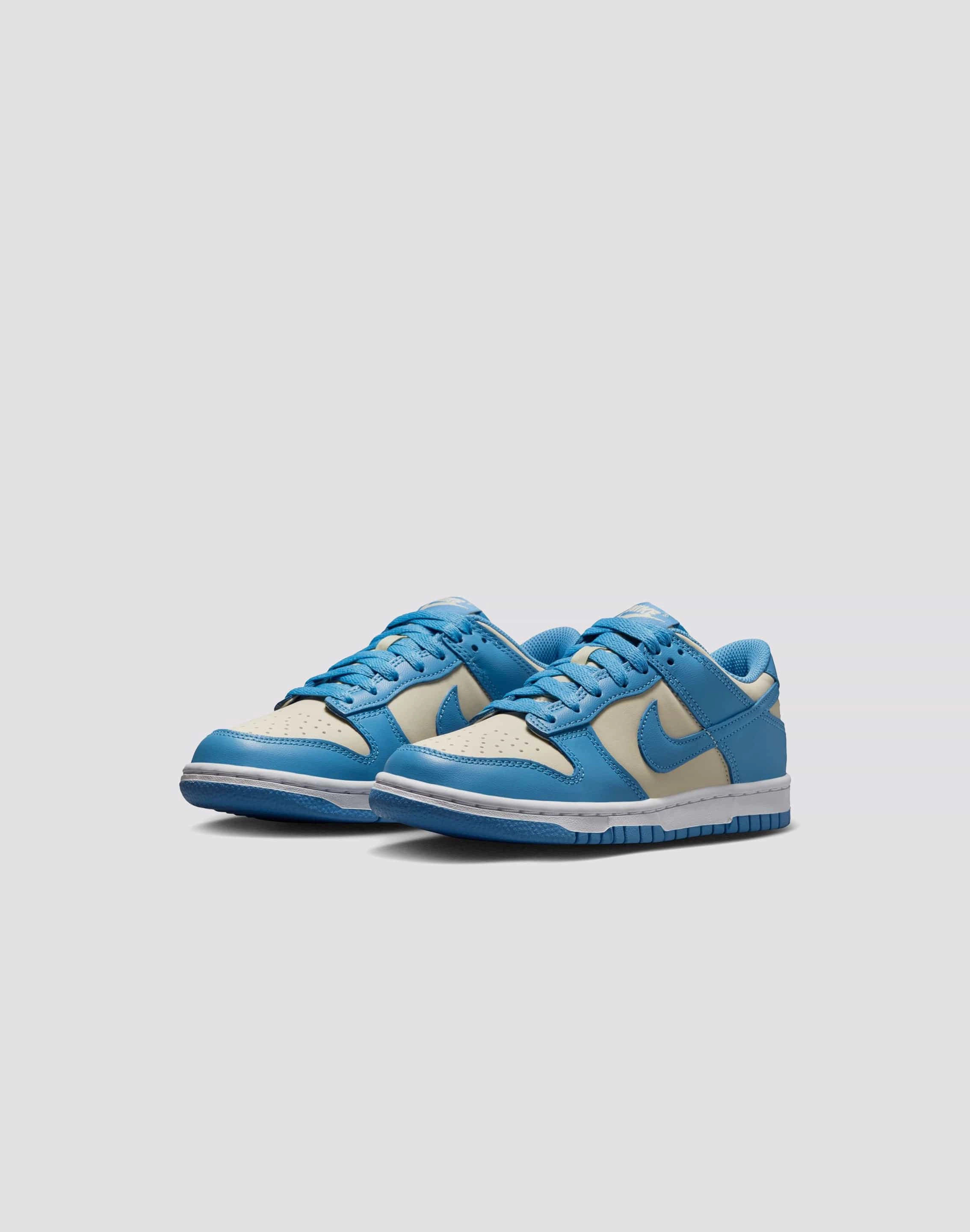 Nike Dunk Low Grade School Girls' "Blue Beyond/Beach/White" Party - worthy kids' shoes