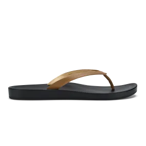 Lalahi - Tan / Lava Rock Sustainable Cork Footbed High Rebound Foam Cushion