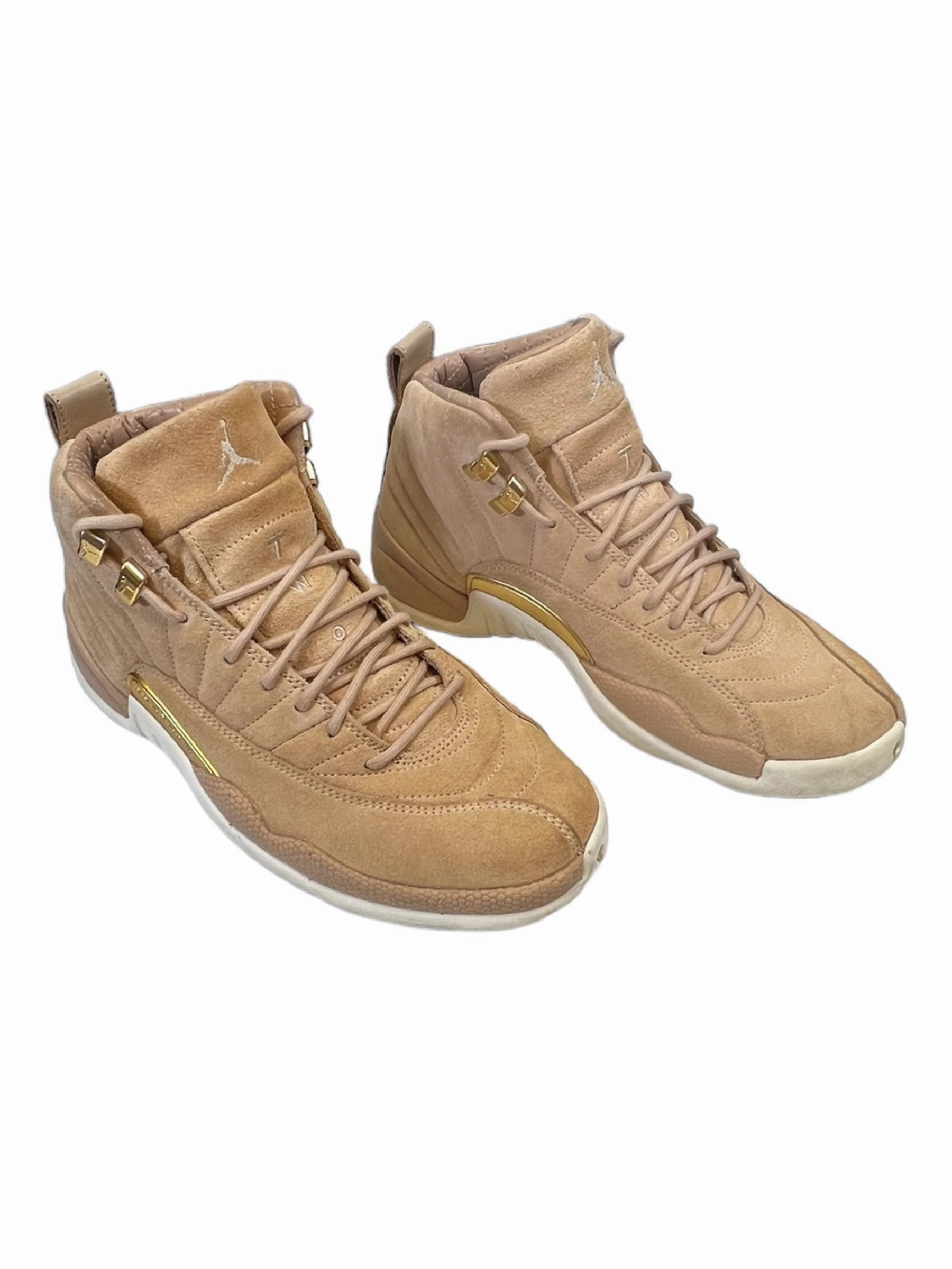Tan Shoes Sneakers Jordan, Size 8.5 Reinforced Collar Padding Rollbar Stability System