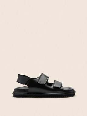 Tavira Black Sandal Neon Glow