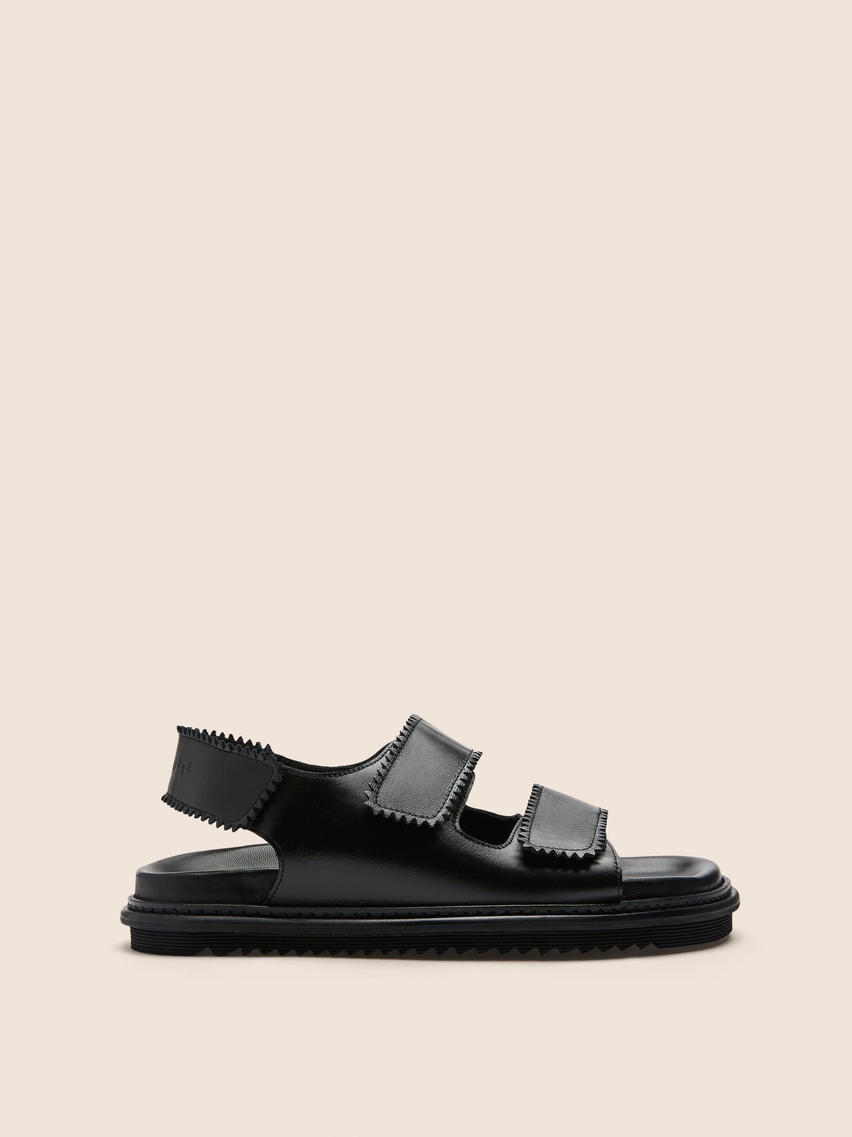 Tavira Black Sandal Neon Glow
