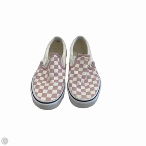 Low Profile Drop Shoes Sneakers By Vans In Pink, Size: 8
