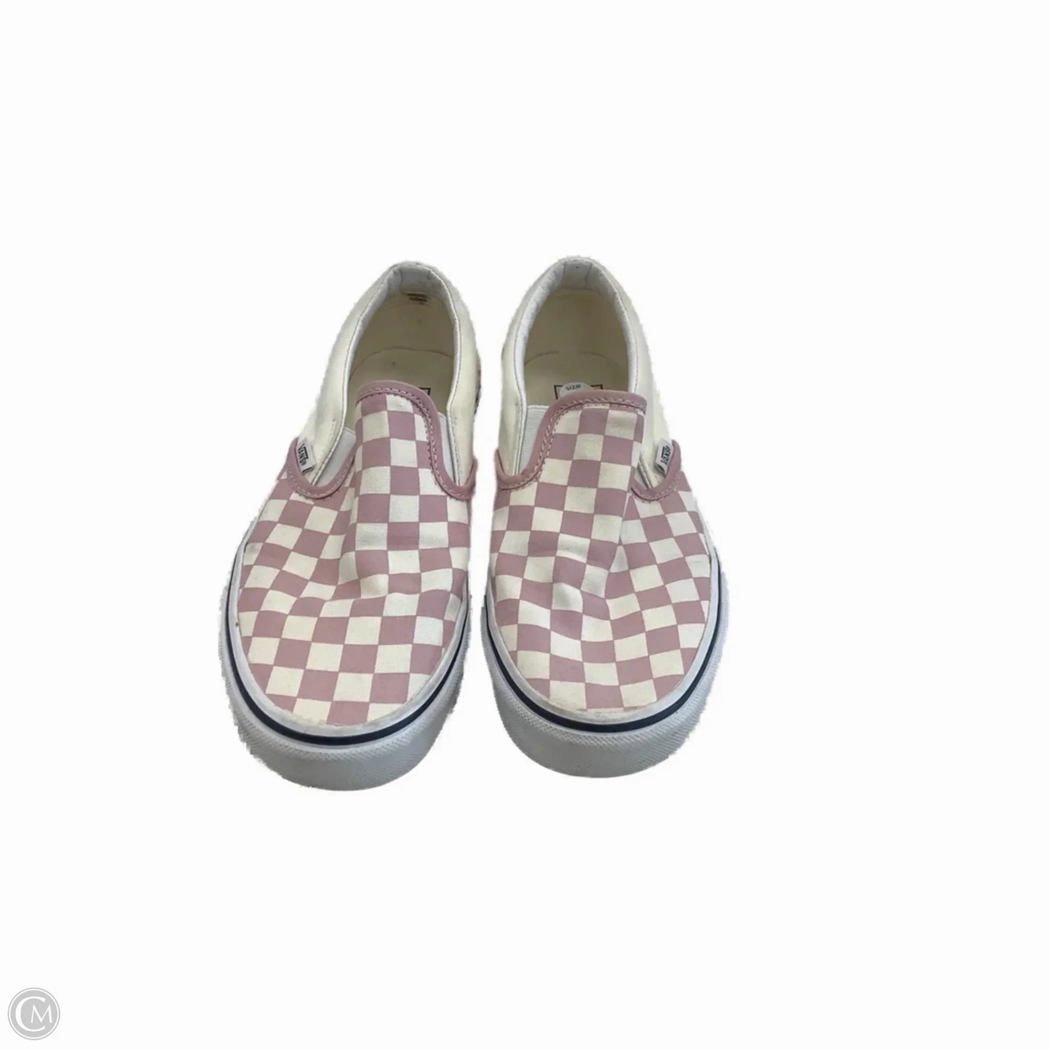 Low Profile Drop Shoes Sneakers By Vans In Pink, Size: 8