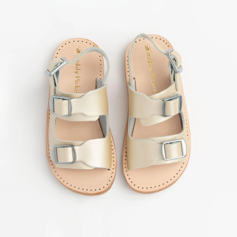 Platinum Delray Sandal Pastel tone