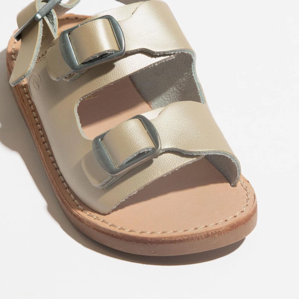 Week Easy Matte Edge Platinum Delray Sandal