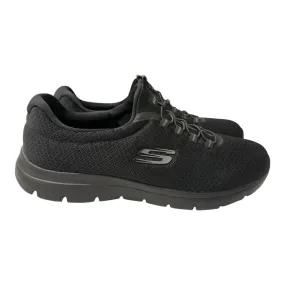 MeshFabric Shoes Sneakers By Skechers In Black, Size:9.5
