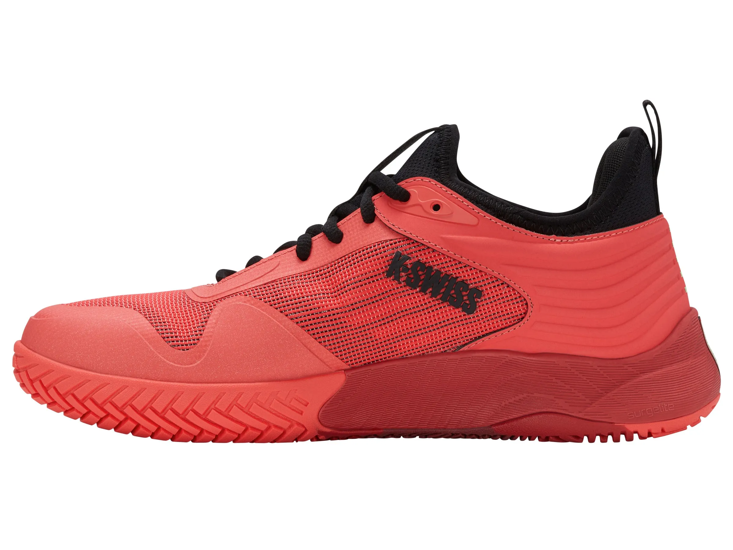 04432-656-M | HYPERCOURT PINNACLE | NEON LAVA/BLACK/CHILI PEPPER Ergonomic Travel Enthusiasts Island Step