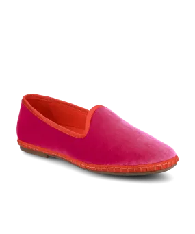 The Heron - Hot Pink Velvet Breathable mesh design