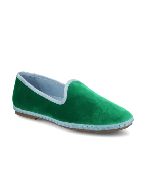 The Heron - Kelly Green Velvet Dive Gear Enhanced grip