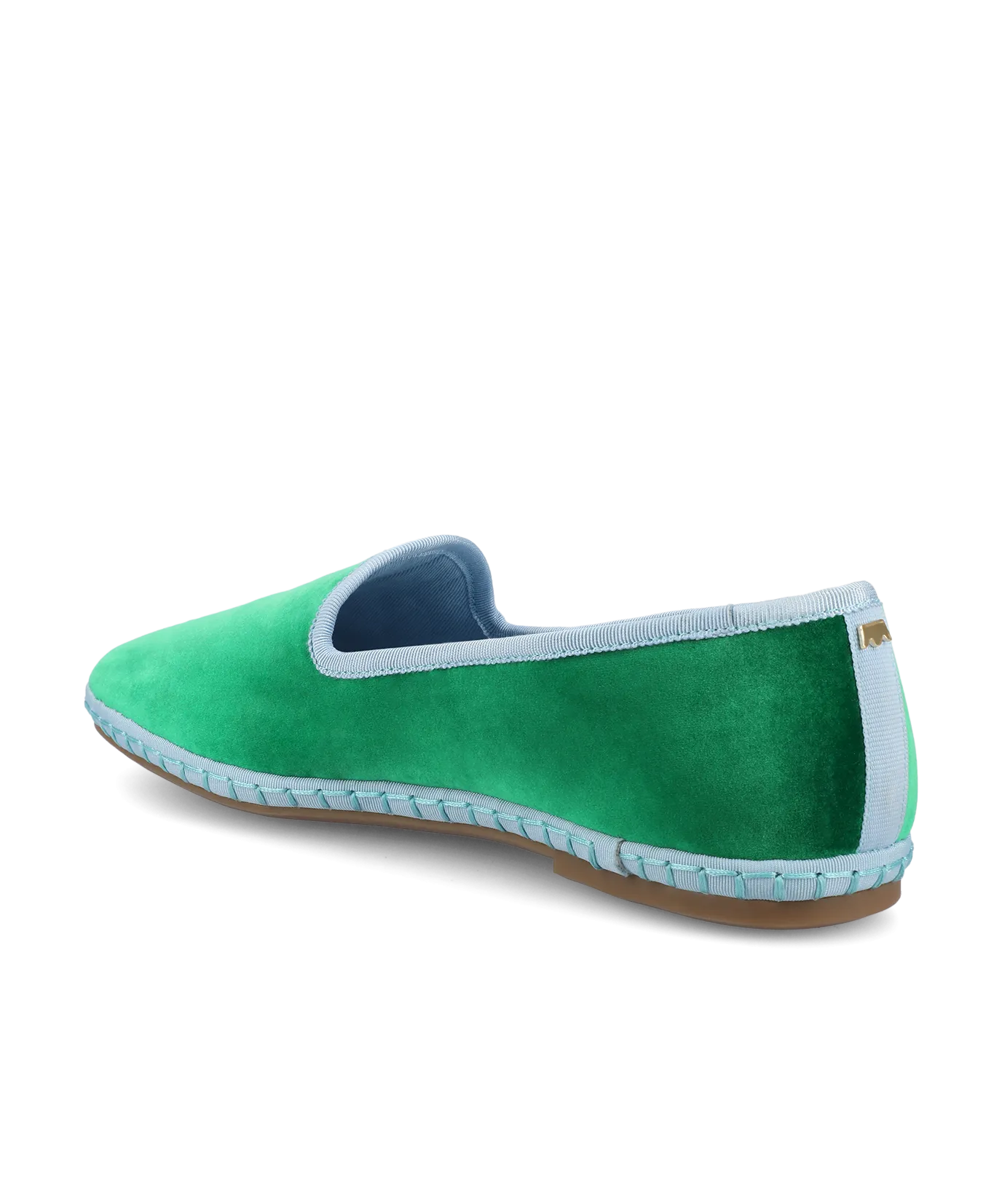 The Heron - Kelly Green Velvet Pond Walk Rich Glow