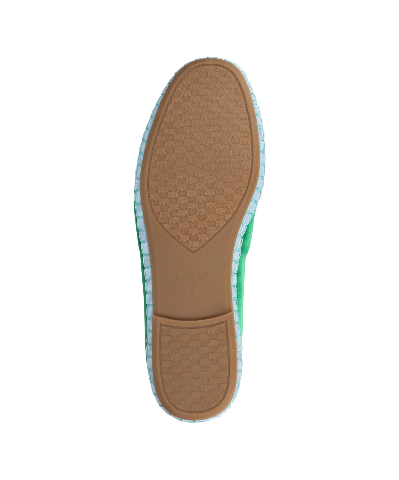 The Heron - Kelly Green Velvet Forest Path