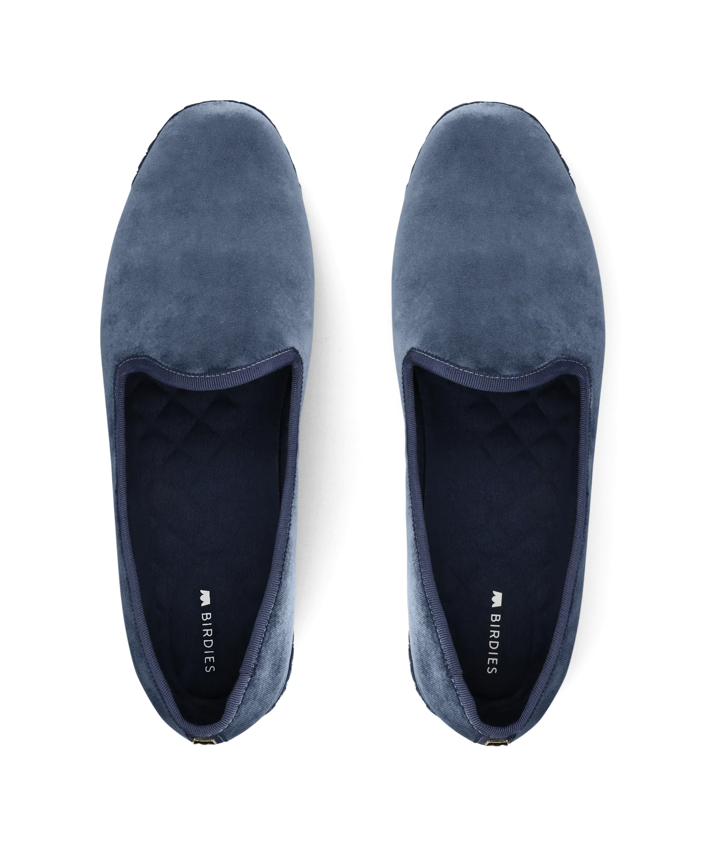 The Heron - Slate Velvet Wide Toe Box Option Comfort support